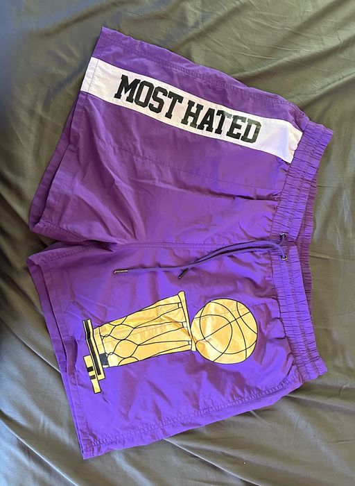 Mosthated Most hated Championship *RARE* PURPLE shorts | Grailed