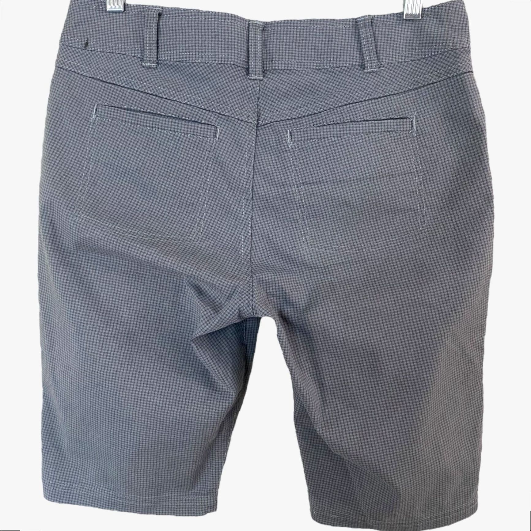 Mountain Hardwear Mountain Hardwear Wandering Bermuda Shorts Women's 4 Gray Plaid Hiking Outdoors Size 27" / US 4 / IT 40 - 4 Thumbnail