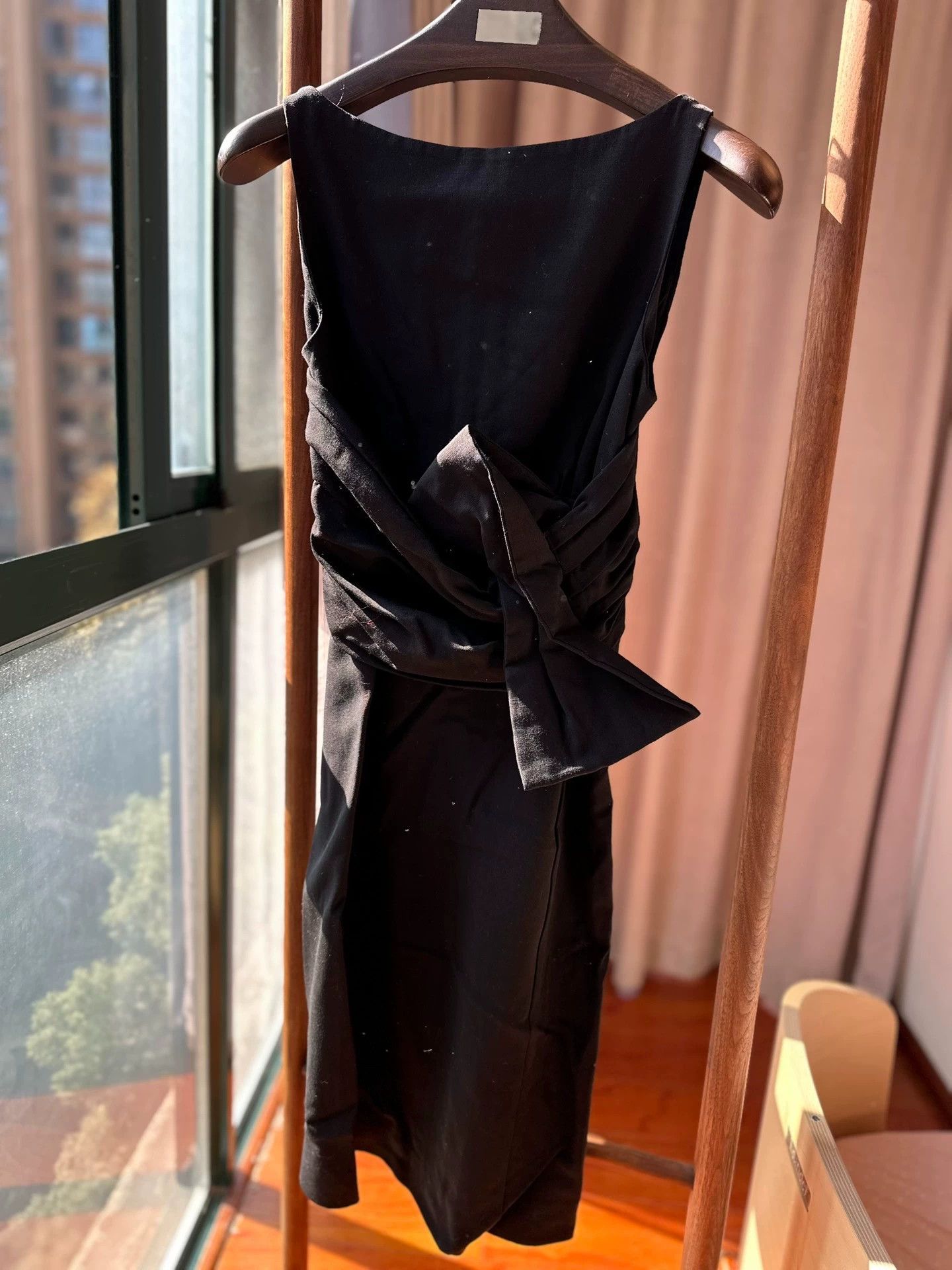 Dsquared2 dsquared2 Black Off-Shoulder High-Waist Dress 38 95 New Size XS / US 0-2 / IT 36-38 - 2 Thumbnail