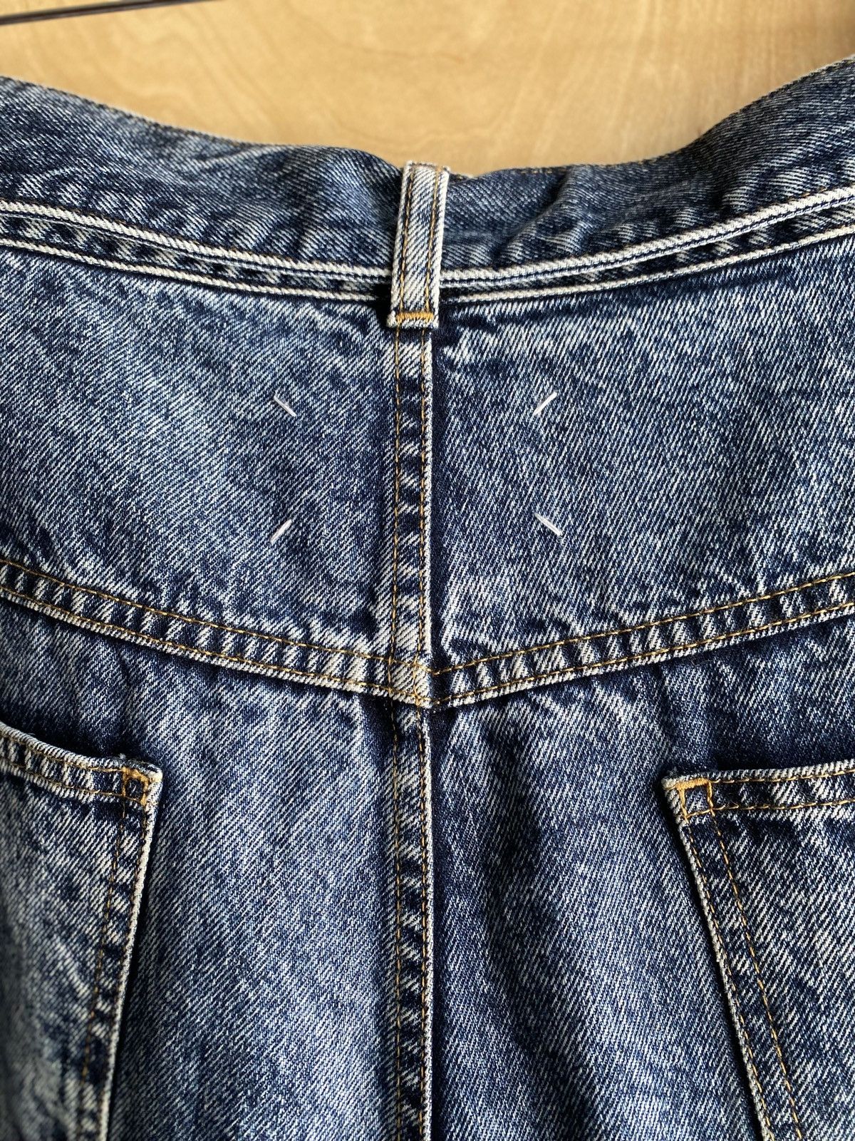 Maison Margiela Galliano for Maison Margiela Slit Belted Denim Jeans Co-ed Size US 34 / EU 50 - 10 Thumbnail