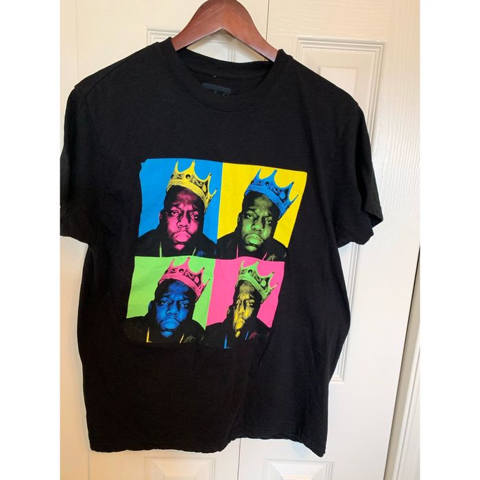 Notorious Big Notorious B.I.G graphic t shirt crown,rainbow, rapper ...