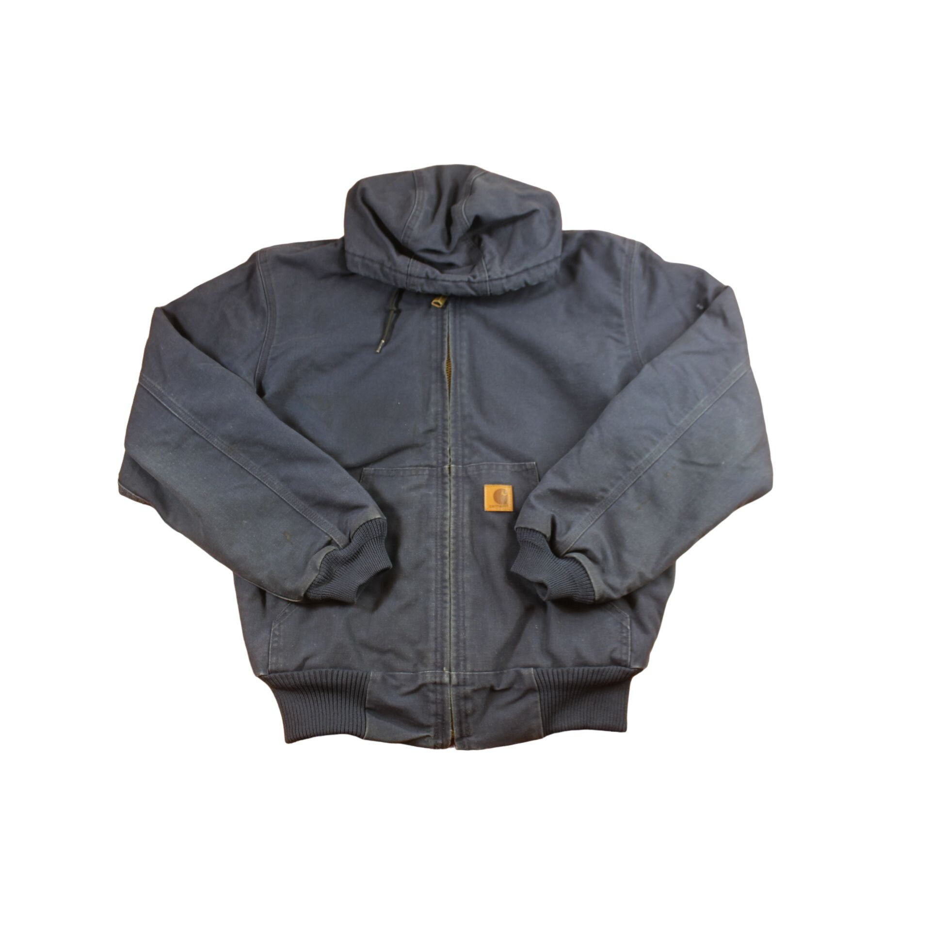 Carhartt Vintage 90s Carhartt J130 Workwear Jacket Navy Blue S Grailed