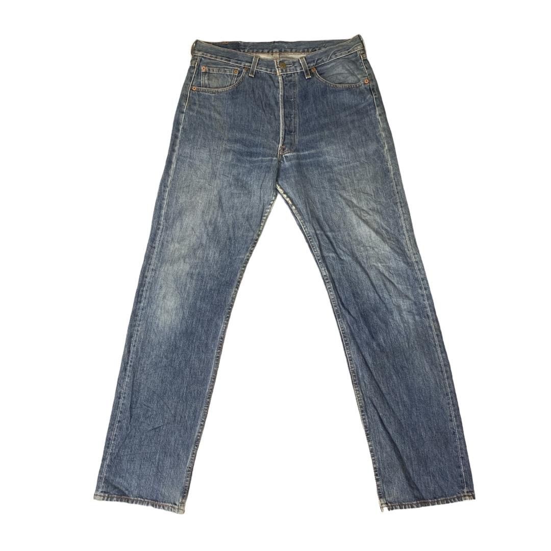 Levi's Vintage Clothing Vintage Levi’s 501 Distressed Denim Size US 33 - 2 Thumbnail