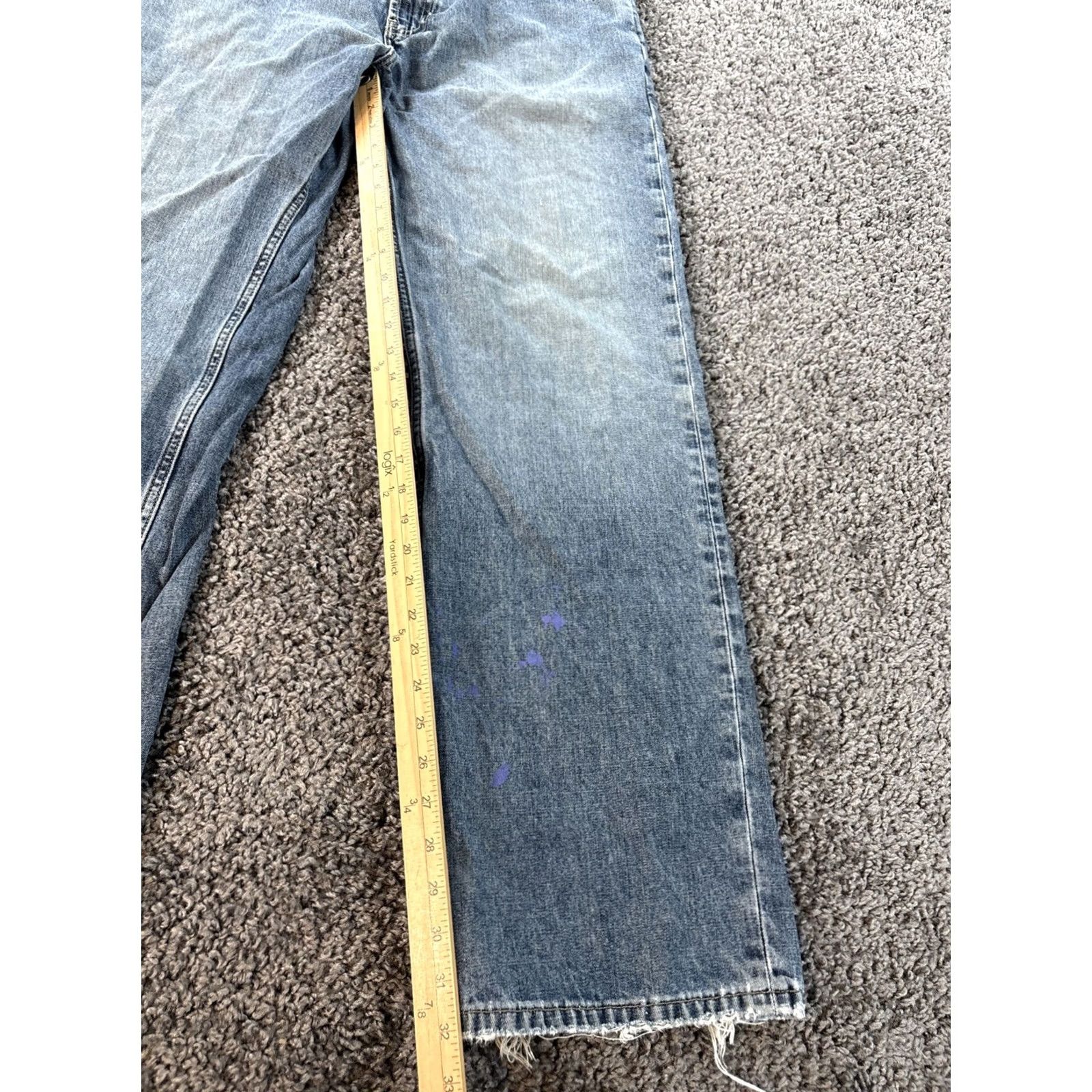 Old Navy VINTAGE Old Navy Jeans Mens 36x32 Boot Cut Medium Blue Denim Regular 5-Pocket Design Zipper Button Boys? Size US 36 / EU 52 - 2 Thumbnail