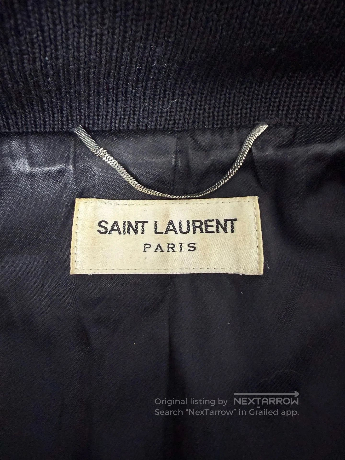 Saint Laurent Paris Saint Laurent Black White Varsity Jacket. Size US M / EU 48-50 / 2 - 5 Thumbnail