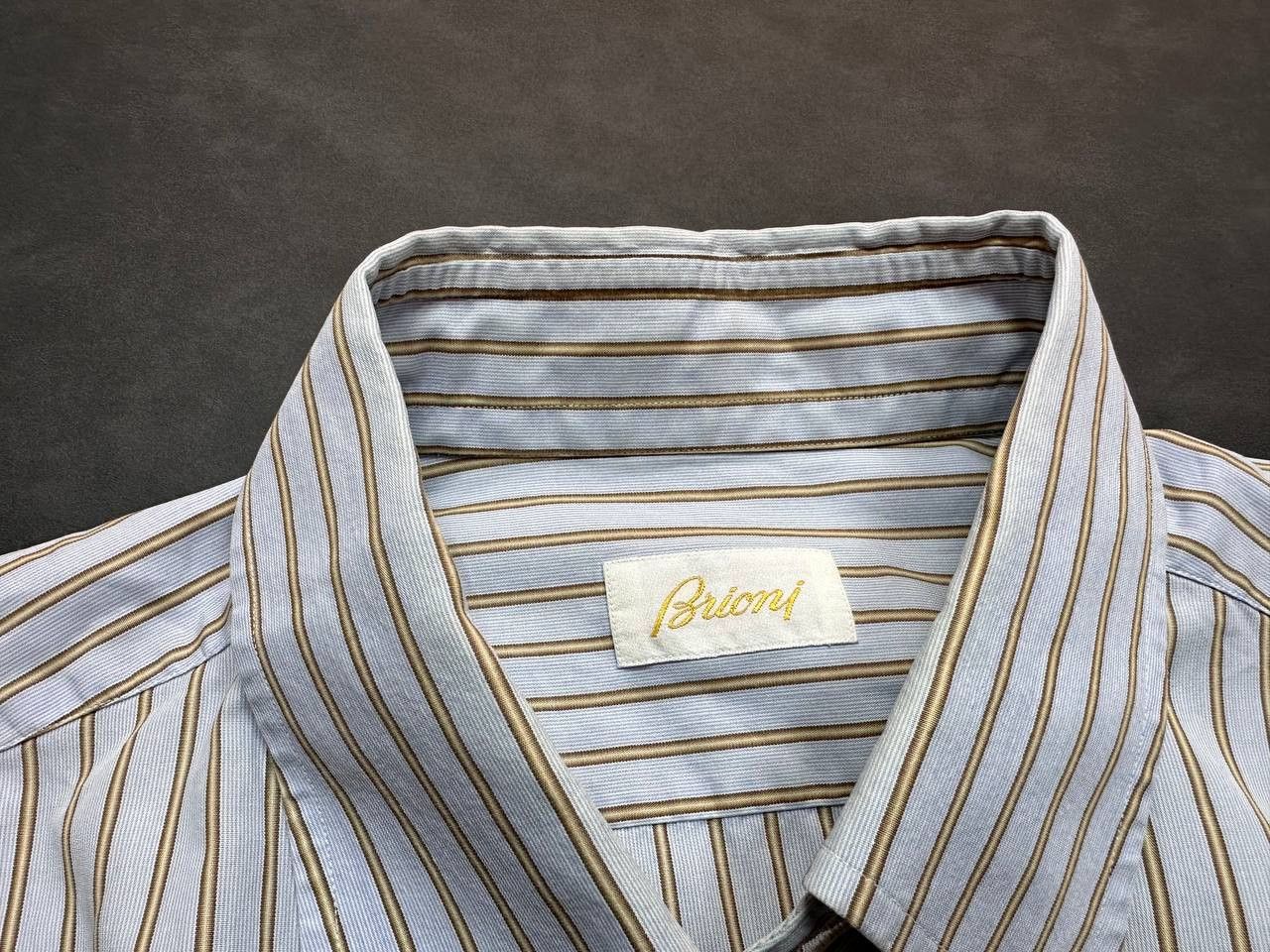Brioni Brioni Mens Shirt Luxury Italy Size US XL / EU 56 / 4 - 6 Thumbnail