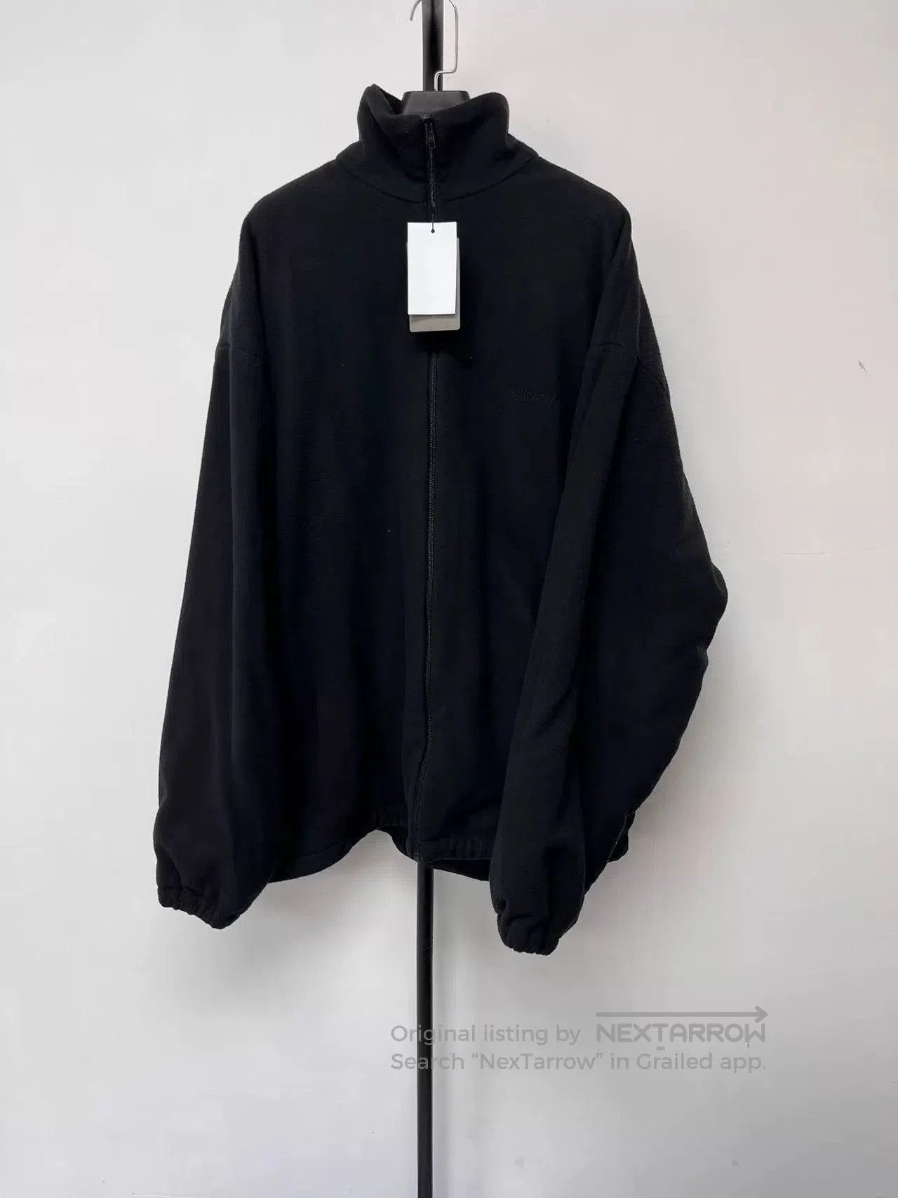 Balenciaga Balenciaga Men's Solid High-Neck Zip Jacket. Size US S / EU 44-46 / 1 - 2 Thumbnail