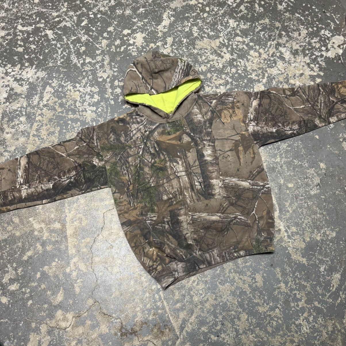 Vintage Vintage Camo RealTree Essential Hoodie Sweatshirt Size US XXS / EU 40 - 3 Thumbnail
