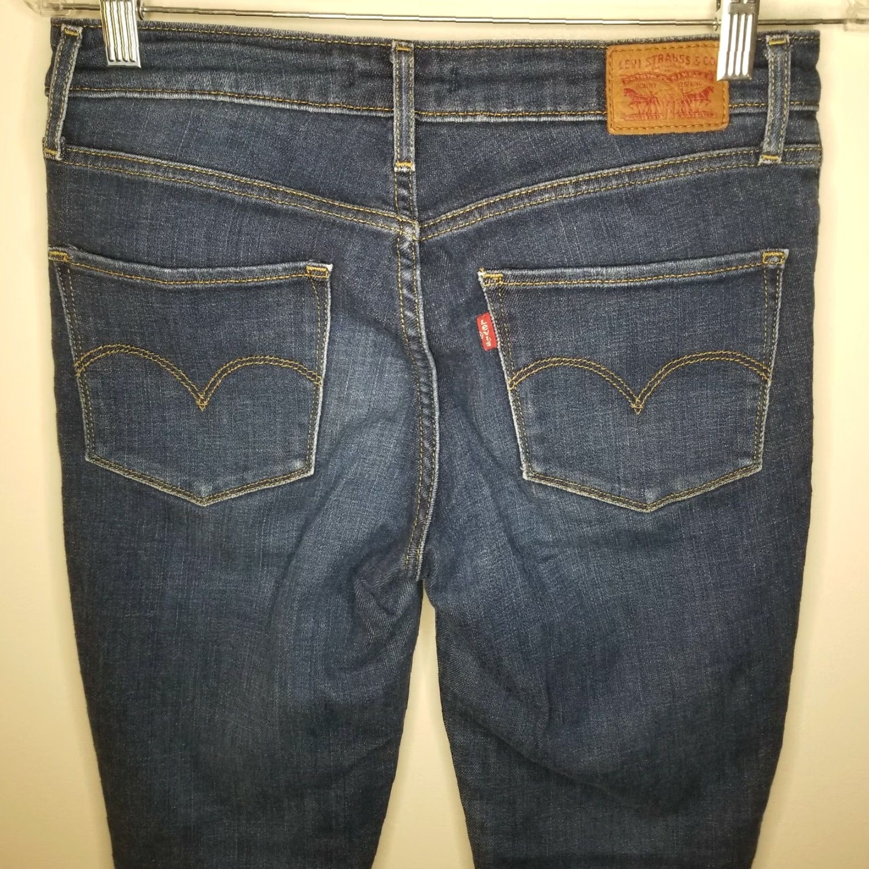 Levi's LEVI'S 721 Jeans Skinny High Rise Womens Jeans 28 32 Blue Women Size 28" / US 6 / IT 42 - 5 Thumbnail