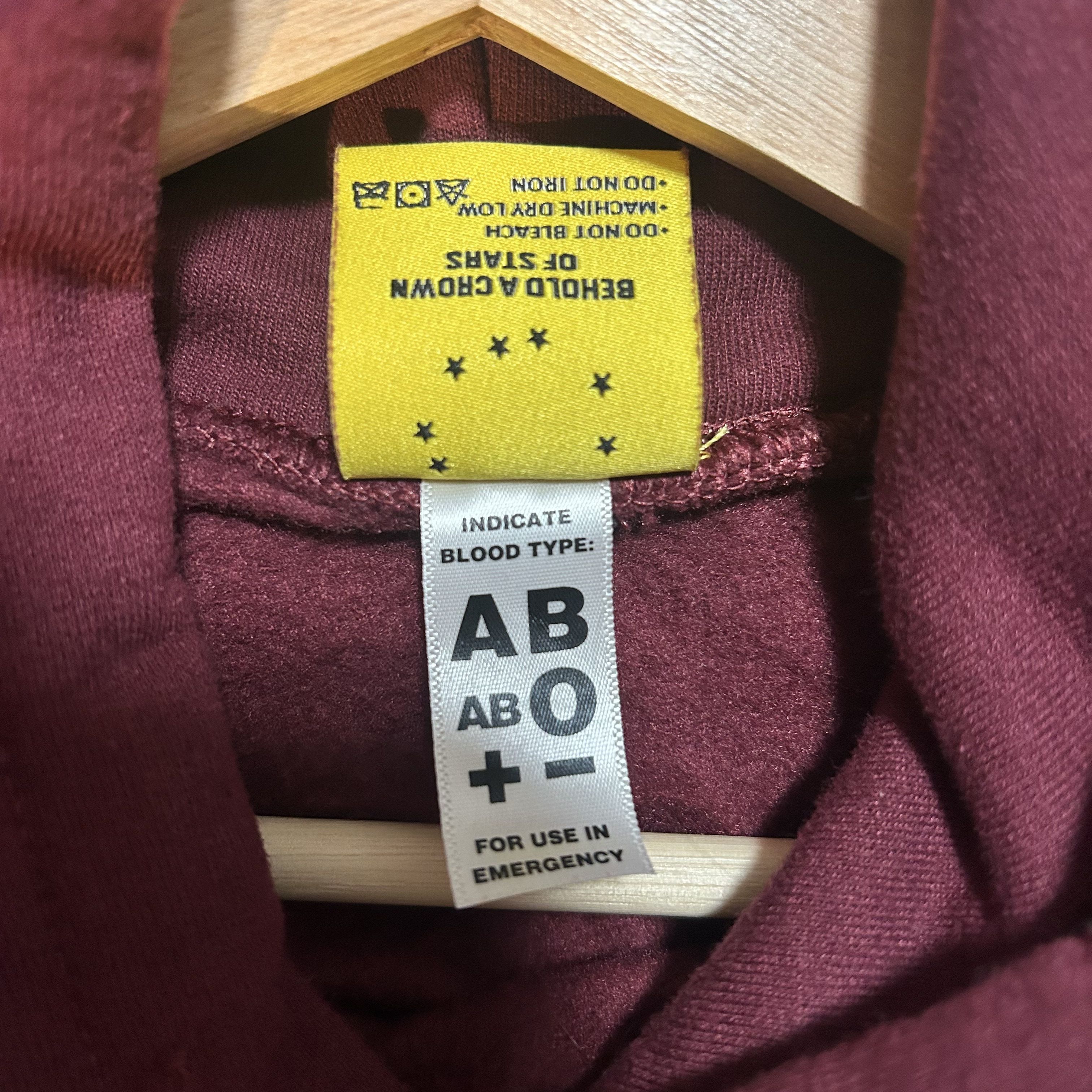 S4LEM SALEM S4LEM MIDWEST maroon Hoodie WITH STICKER size Large Size US L / EU 52-54 / 3 - 7 Thumbnail