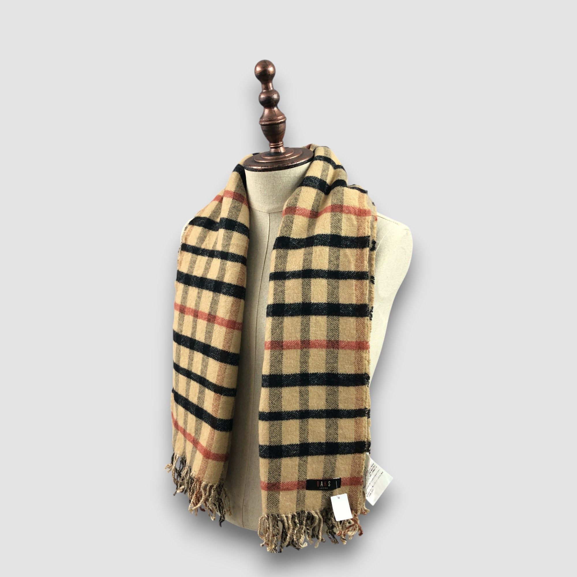 DAKS Vintage DAKS Scarf Muffler Wool Stole Shawls Scarves Size ONE SIZE - 2 Thumbnail