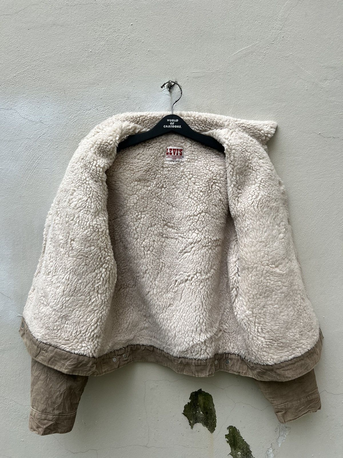Levi's Vintage 80s Levi’s Sherpa Lined Corduroy Trucker Jacket Size US XL / EU 56 / 4 - 17 Thumbnail