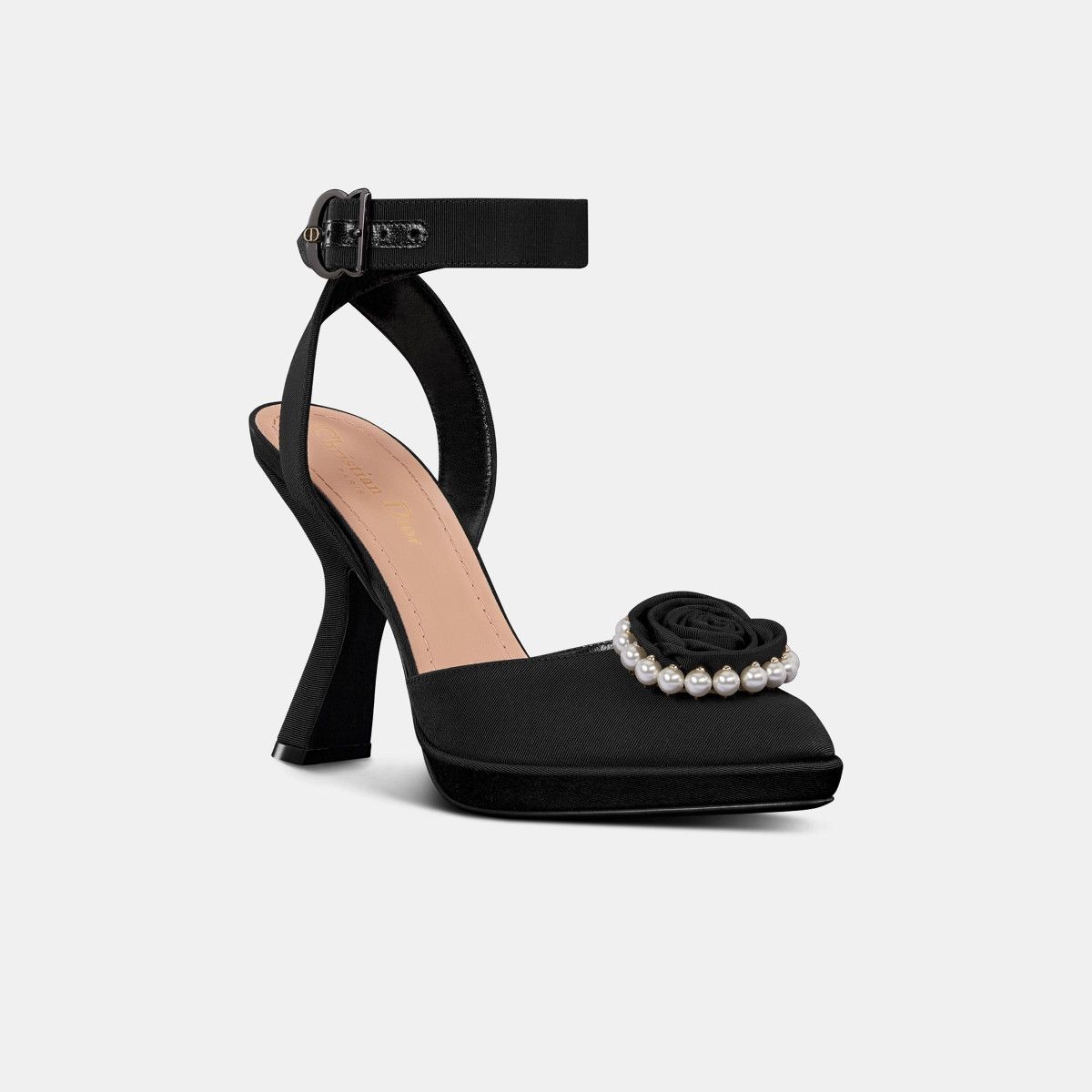 Dior o1bcso1str0225 Rose Pump in Black Size US 9 / IT 39 - 2 Thumbnail
