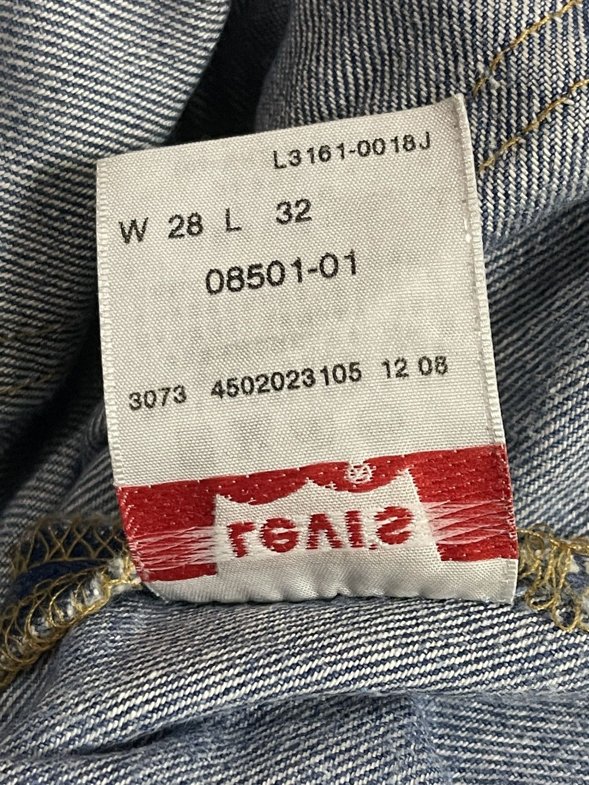 Levi's Vintage 90s Levis 501 Blue Wash Style Distressed Baggy Jeans Size US 29 - 12 Thumbnail