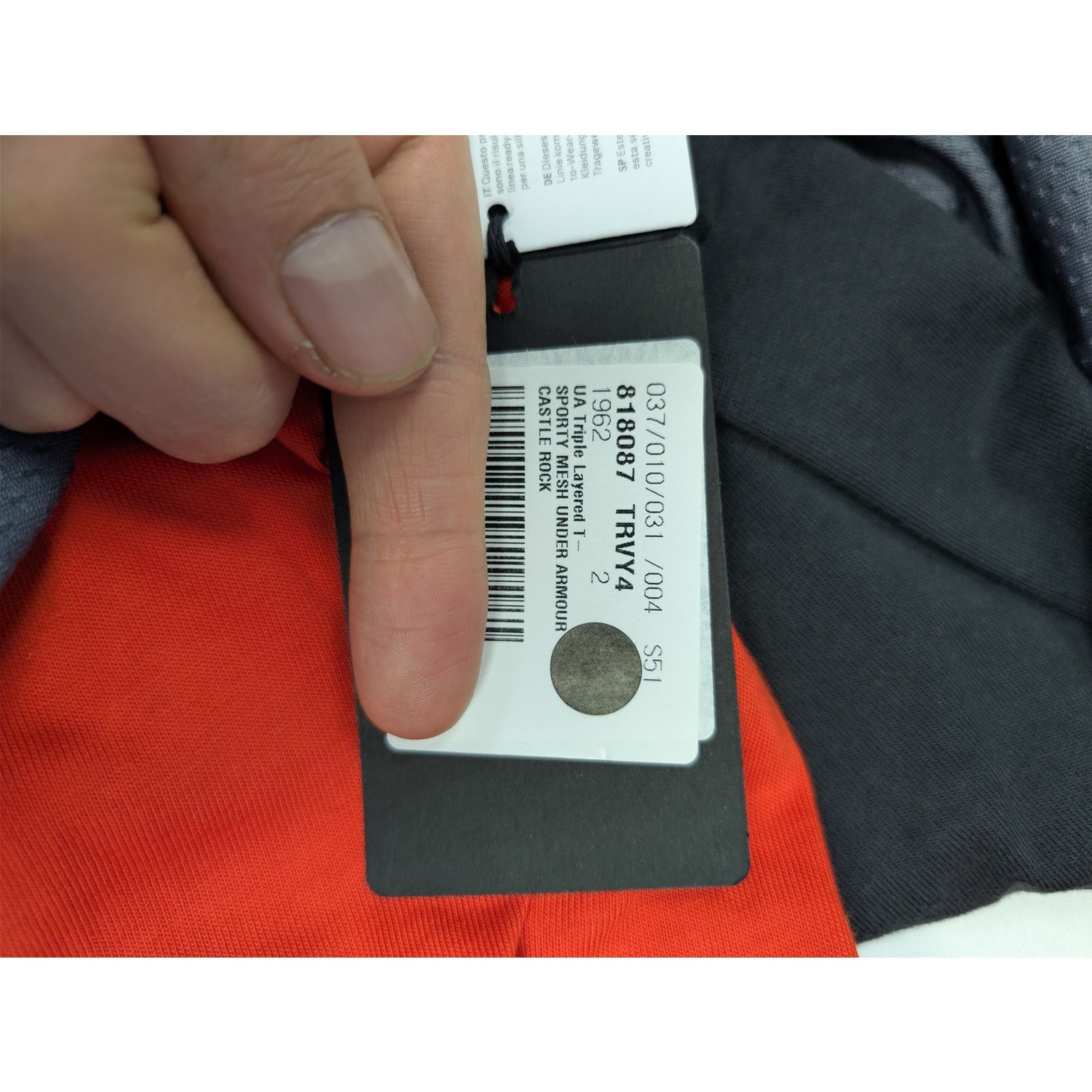 Balenciaga × Under Armour o1rshd1 Sporty Mesh UA Triple Layered T-Shirt in Castle Rock Size US M / EU 48-50 / 2 - 22 Thumbnail
