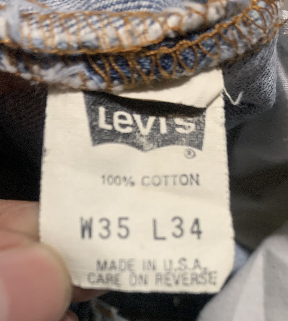 Levi's Vintage 90s Levis 501 Straight Leg Jeans Distressed Size US 32 / EU 48 - 10 Thumbnail