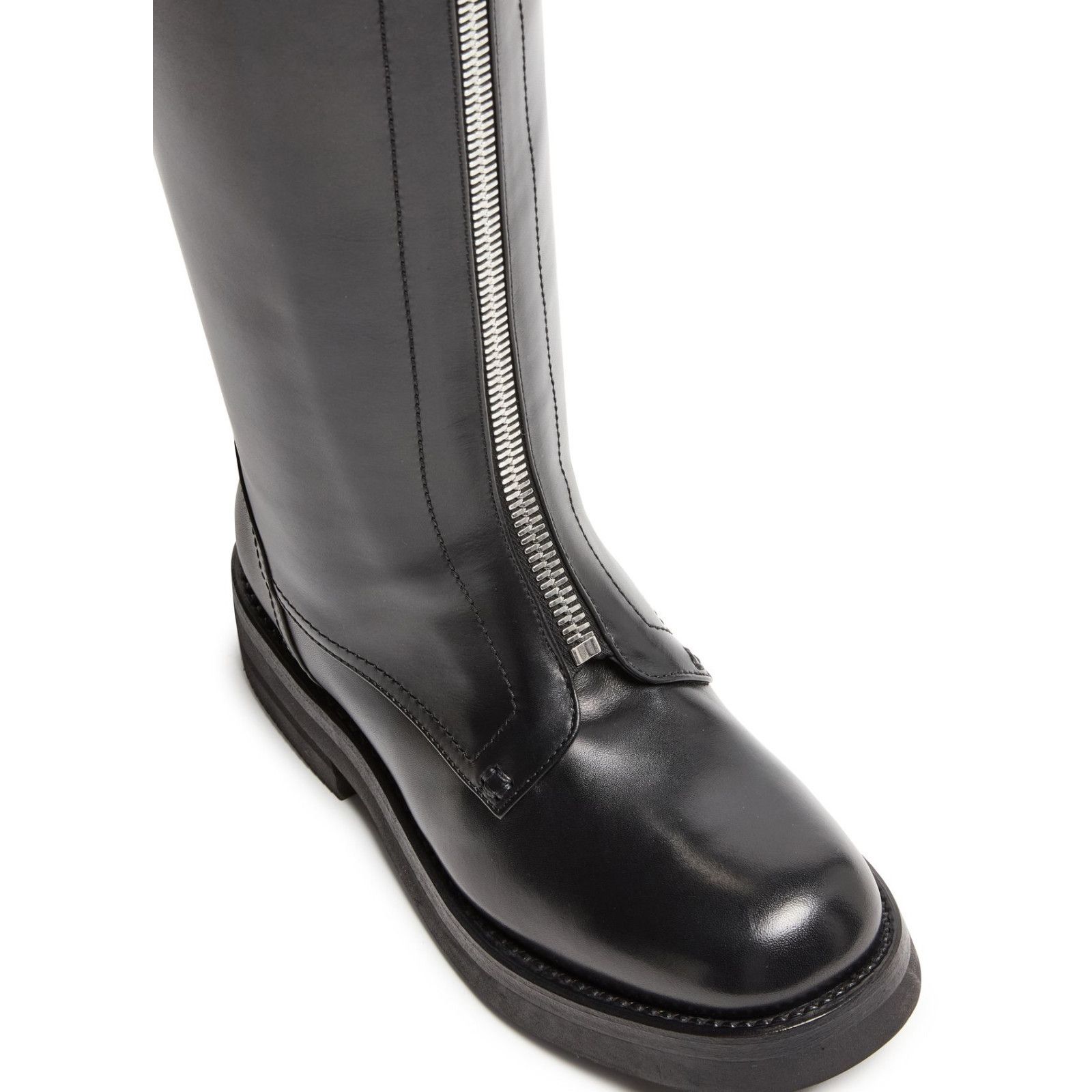 Alexander McQueen ALEXANDER MCQUEEN Black Leather Zip Boots New & Authentic (W Size US 6 / IT 36 - 5 Thumbnail