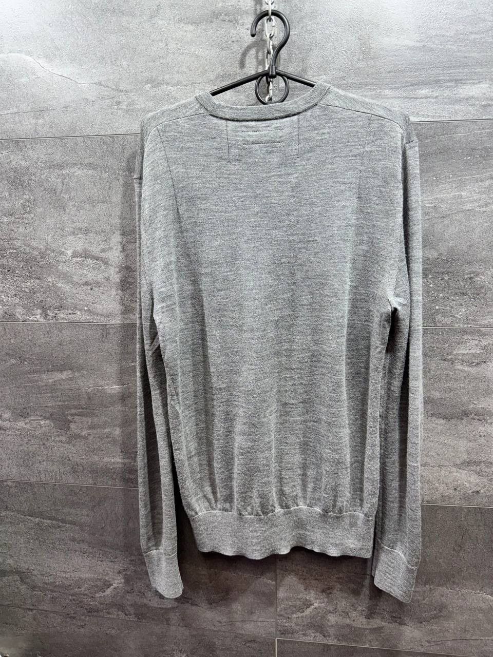 Allsaints × Designer × Japanese Brand Allsaints Sweater Grey Crewneck Merino Wool Designer Luxury Size US S / EU 44-46 / 1 - 5 Thumbnail