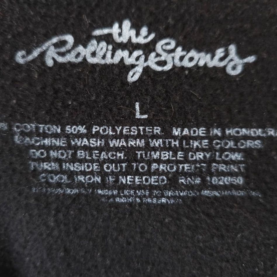 Rainbow VINTAGE Rolling Stones Sweatshirt Mens Large Black Rainbow Tongue Logo Rock Band Size US L / EU 52-54 / 3 - 5 Thumbnail