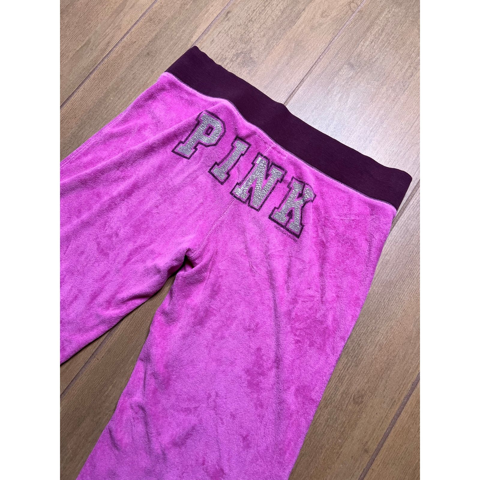 Victoria's Secret Y2K Victoria’s Secret Pink Sz Small Wide Leg Baggy pants Size 30" / US 8 / IT 44 - 6 Thumbnail