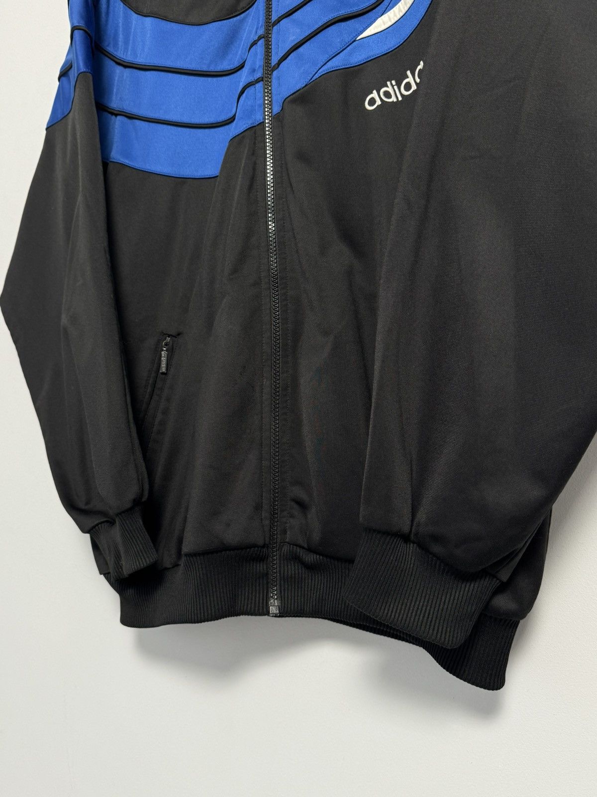 Adidas Vintage 1990's ADIDAS Jacket Full Zip Size US L / EU 52-54 / 3 - 3 Thumbnail