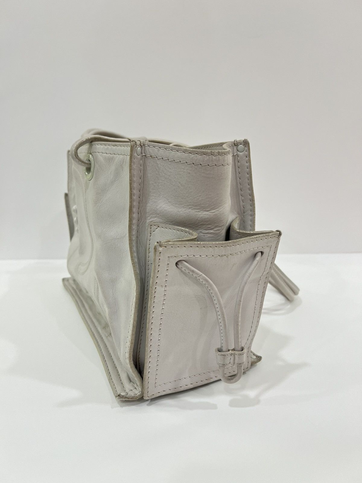 Loewe Loewe White Leather Crown totebag Size ONE SIZE - 9 Thumbnail