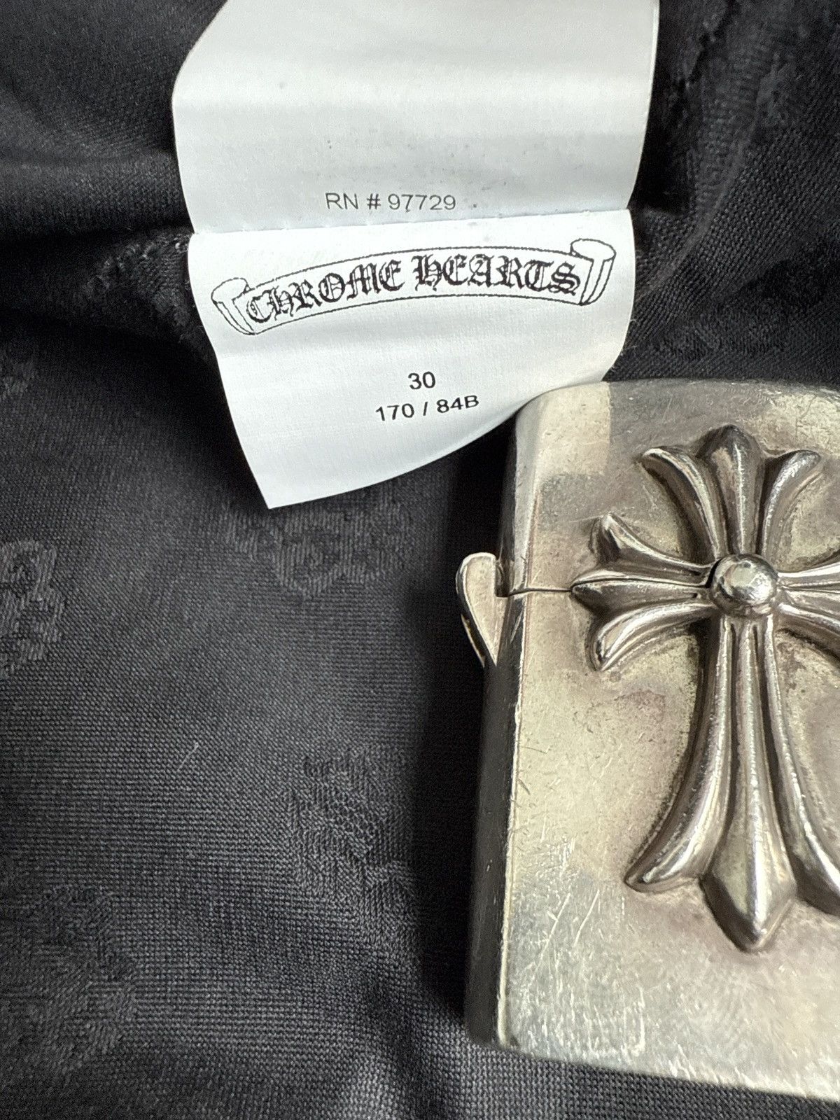 Chrome Hearts Chrome heart leather jeans Size US 30 / EU 46 - 7 Thumbnail