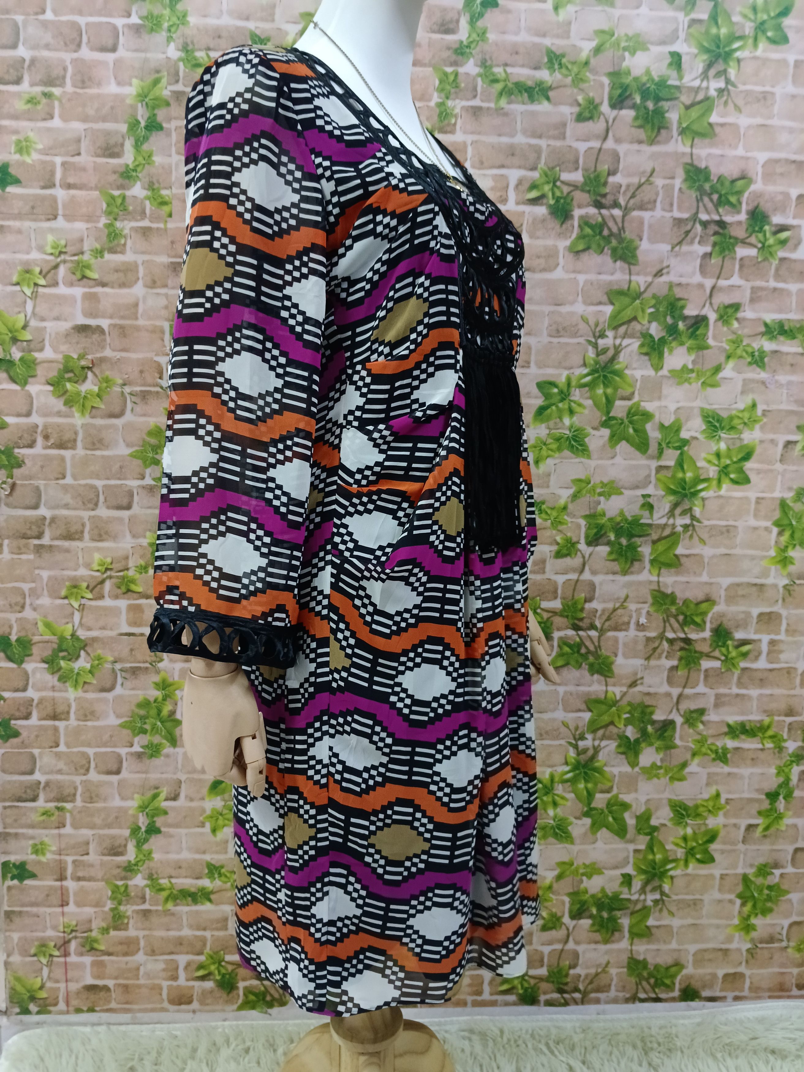 Vivienne Tam VIVIENNE TAM MID DRESS(SIZE 1) Size S / US 4 / IT 40 - 3 Thumbnail