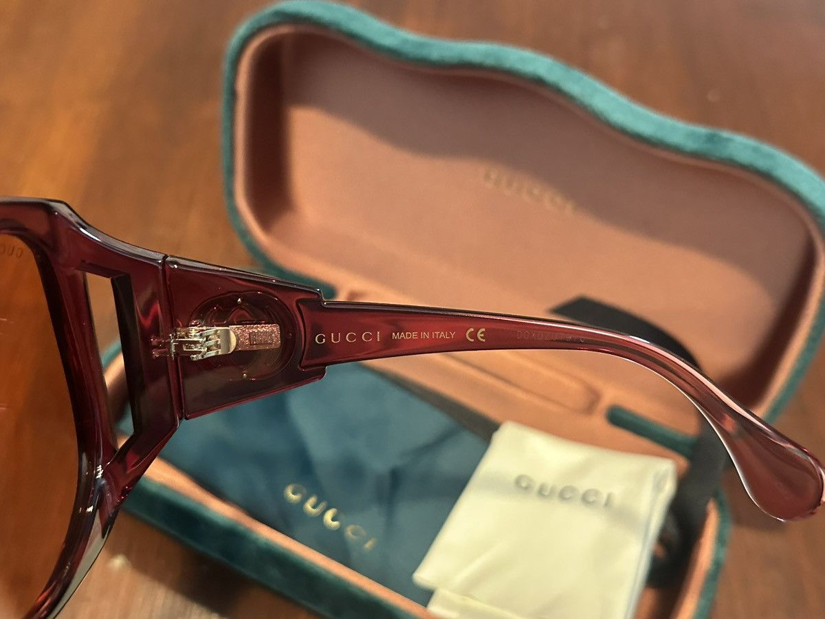 Gucci GUCCI GG0875S OVERSIZED PINK SUNGLASSES With Case And Cloth Size ONE SIZE - 3 Thumbnail
