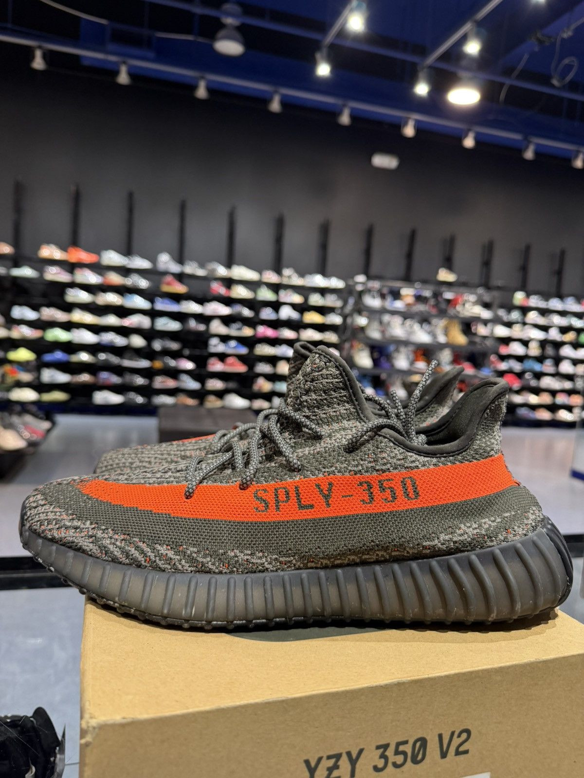 Adidas Size 12 - Adidas Yeezy Boost 350 V2 Carbon Beluga Size US 12 / EU 45 - 1 Thumbnail