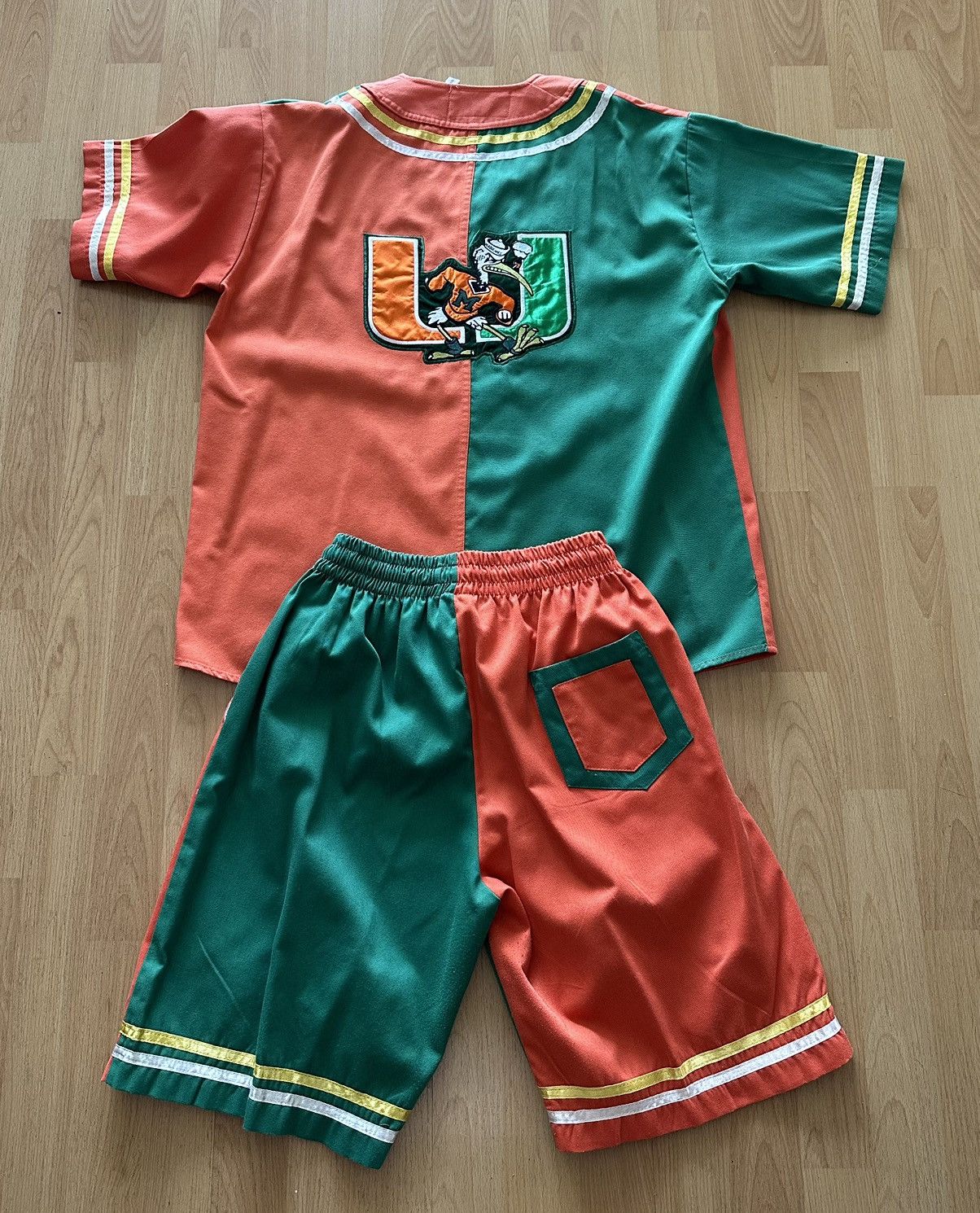 Yesterday's Fits Vtg Miami College Baseball Jersey
