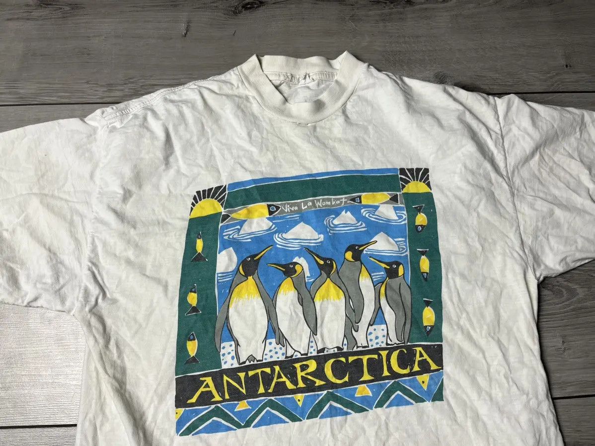 Band Tees Vintage Art T-shirt Antarctica 90s size Medium Size US M / EU 48-50 / 2 - 3 Thumbnail