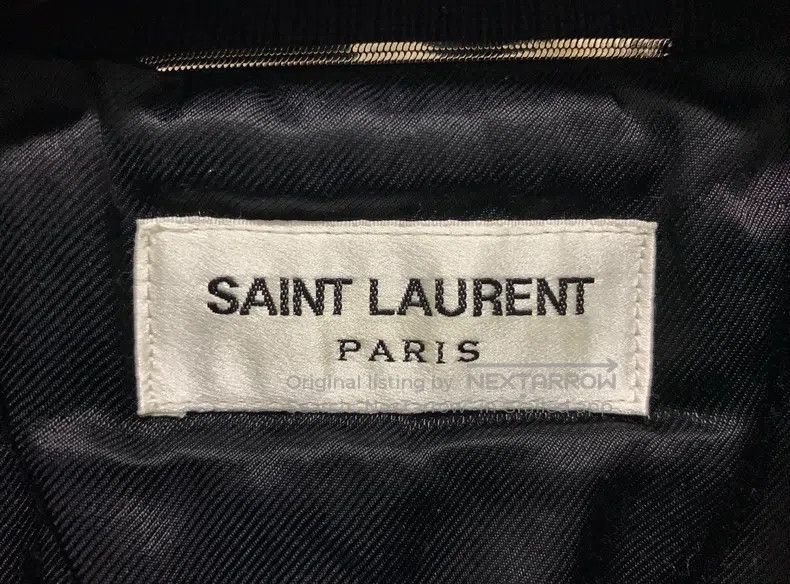 Saint Laurent Paris Saint Laurent Paris Python Skin Studded Vintage Pilot Leat Size US M / EU 48-50 / 2 - 3 Thumbnail