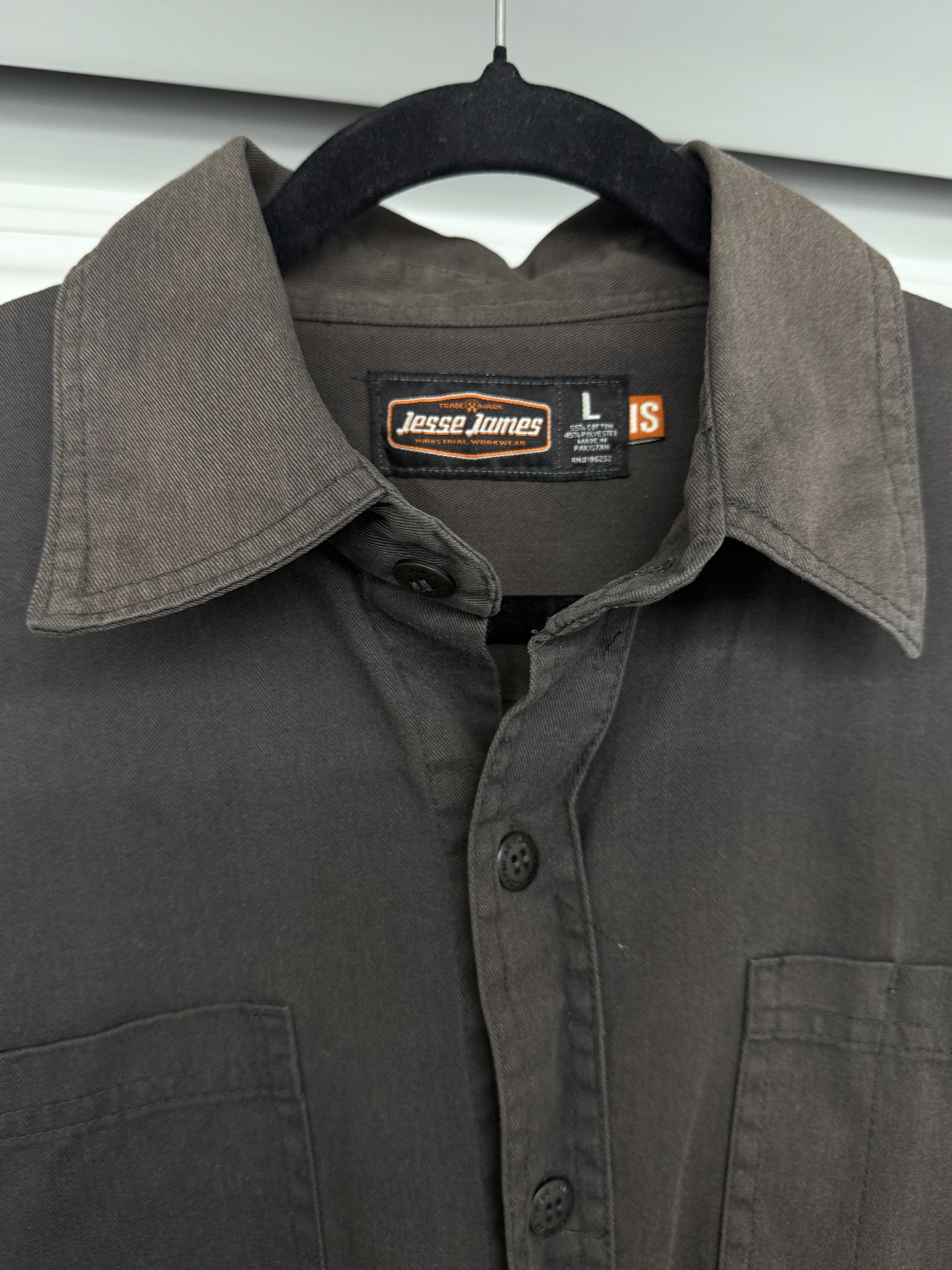 Other Jesse James Mechanic Button Up Shirt Size US L / EU 52-54 / 3 - 3 Thumbnail