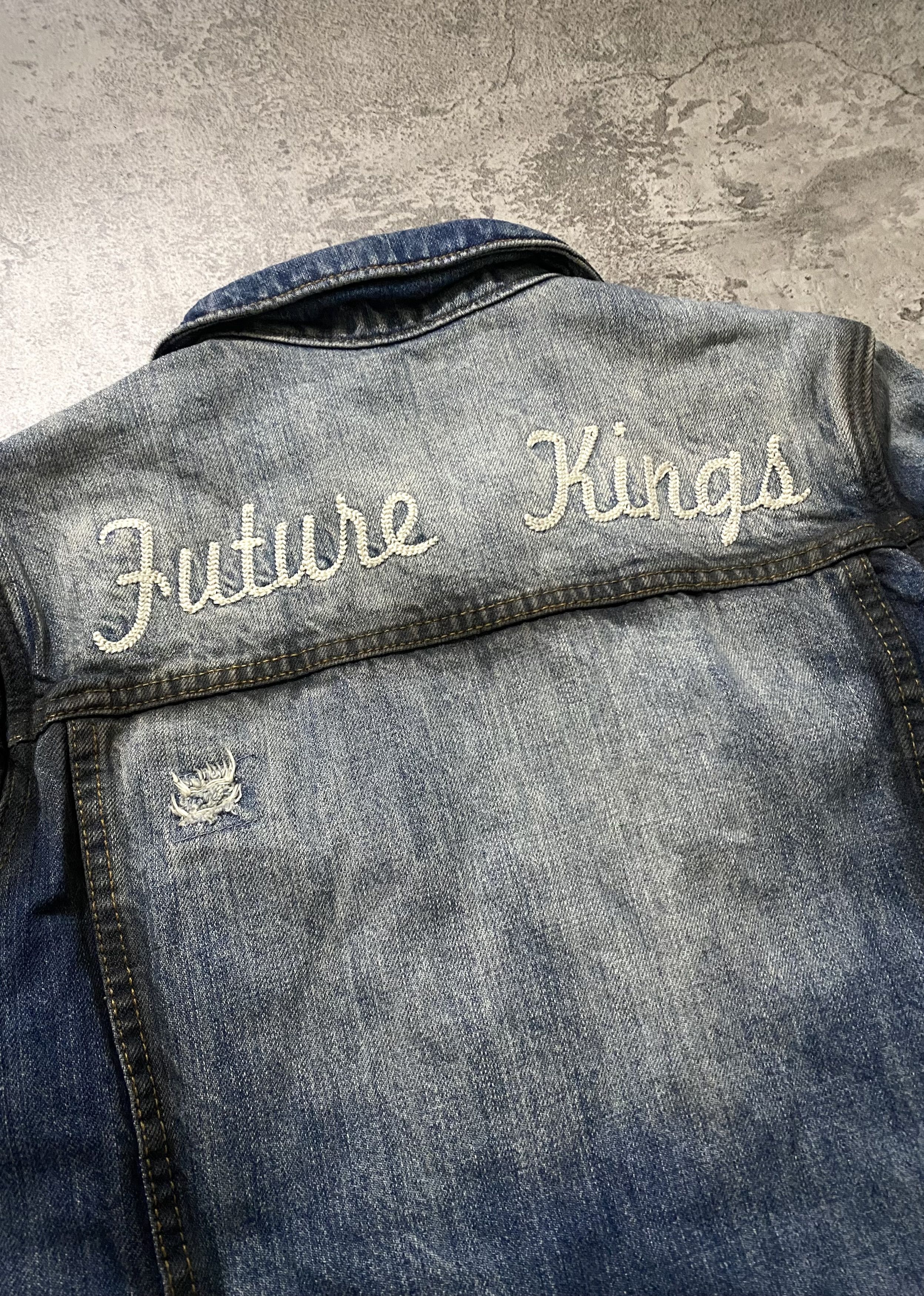 In The Attic IN THE ATTIC DISTRESSED IFSIXWASNINE DENIM JACKET Size US M / EU 48-50 / 2 - 5 Thumbnail