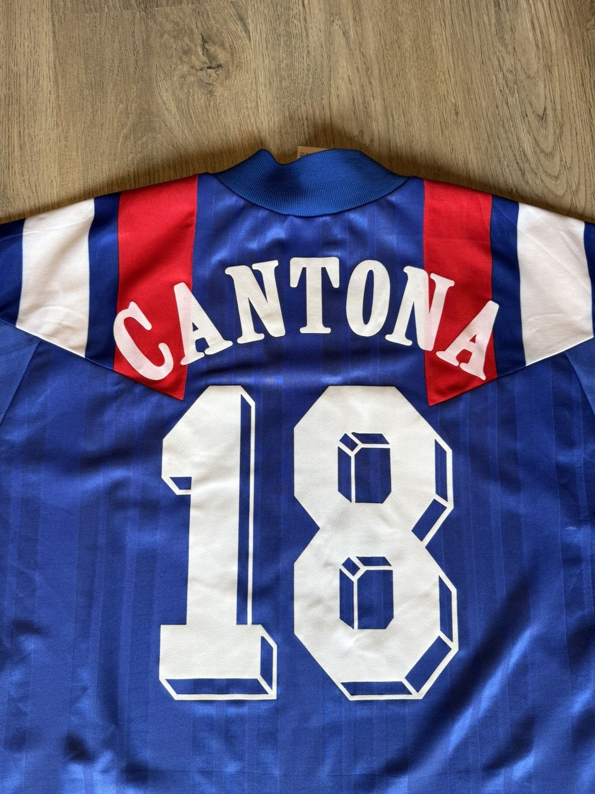 Adidas FRANCE 1992 HOME JERSEY SHIRT BY ADIDAS Size US L / EU 52-54 / 3 - 6 Thumbnail