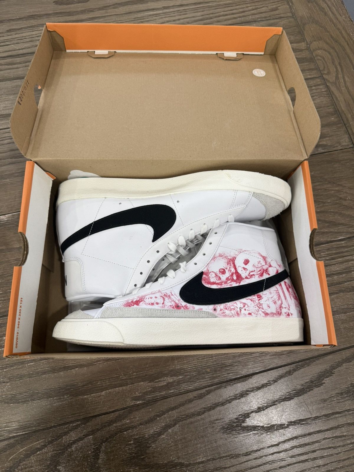 Kitowares ☠️ KITOWARES Custom Nike Blazer High Top Catacombs Size 13 ☠️ Size US 13 / EU 46 - 8 Thumbnail