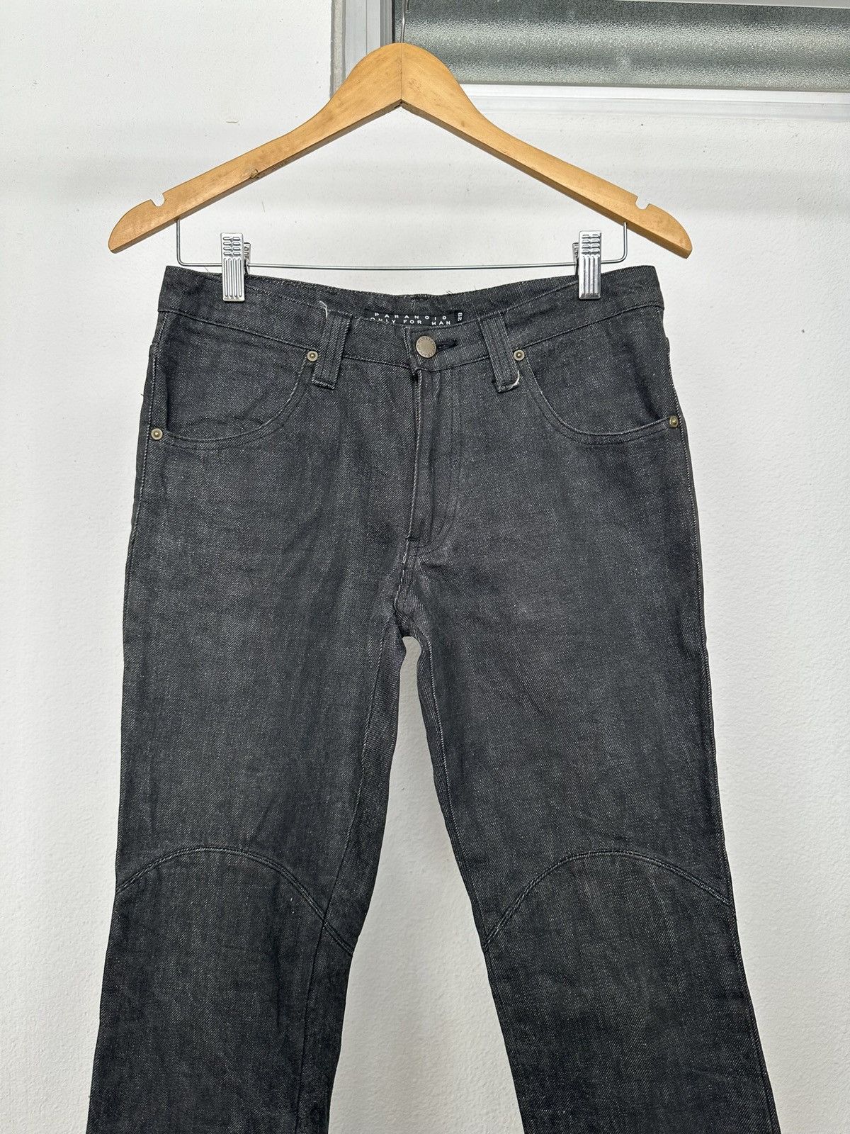 RIPVANWINKLE Size 30/31 - 00’s Paranoid Japan paneled biker jeans Size US 30 / EU 46 - 14 Thumbnail