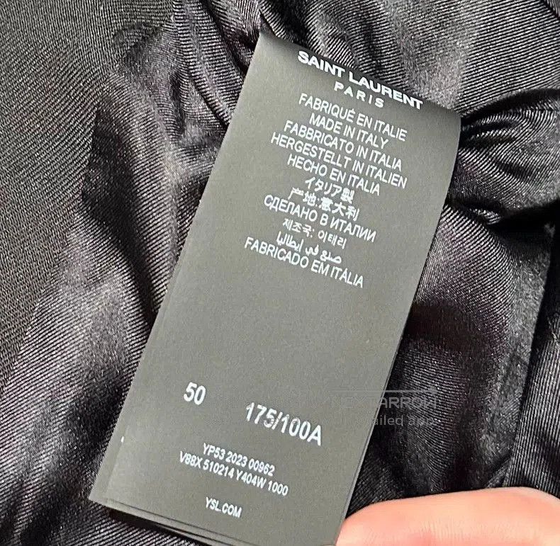 Saint Laurent Paris Saint Laurent 2023 Smoking Jacket. Size US M / EU 48-50 / 2 - 3 Thumbnail