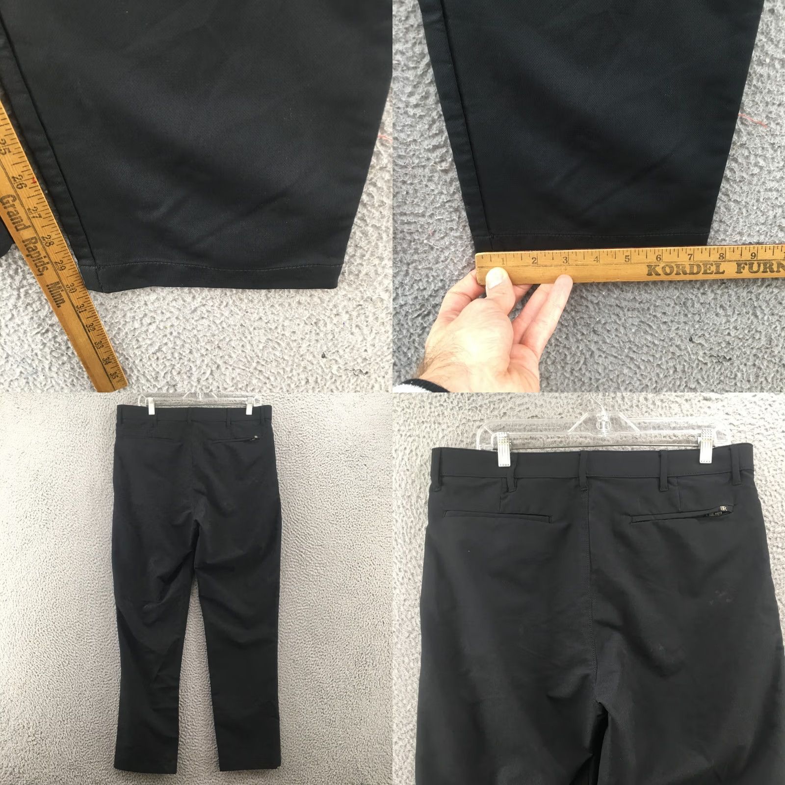 Banana Republic Banana Republic Chino Pants Mens 36 Black 36X30 Regular Zip Fly Casual Workwear Size US 36 / EU 52 - 8 Thumbnail