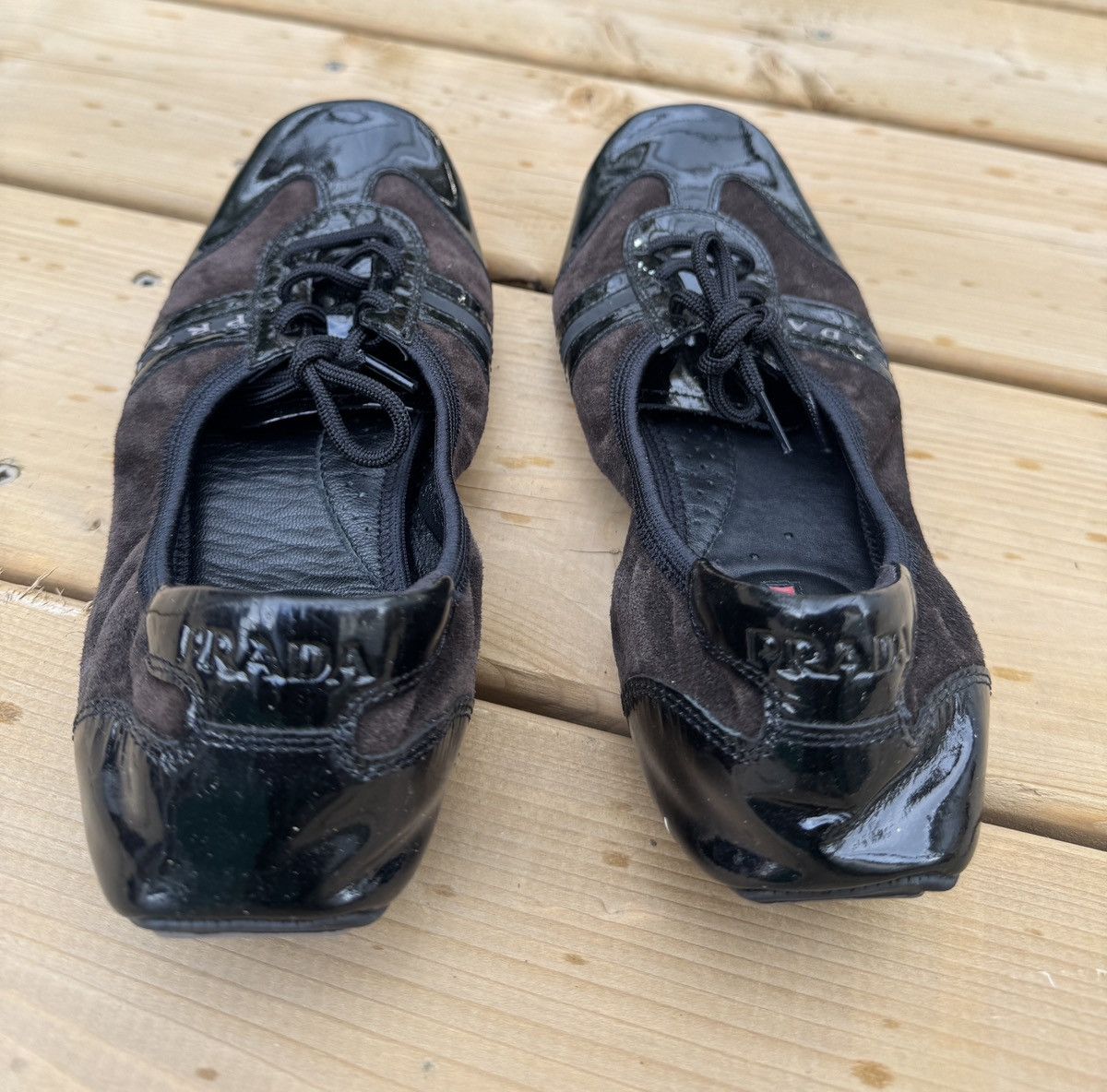 Prada Prada Vintage Ballet Lace-up Flats Size 37 Extremely Rare Size US 7 / IT 37 - 3 Thumbnail