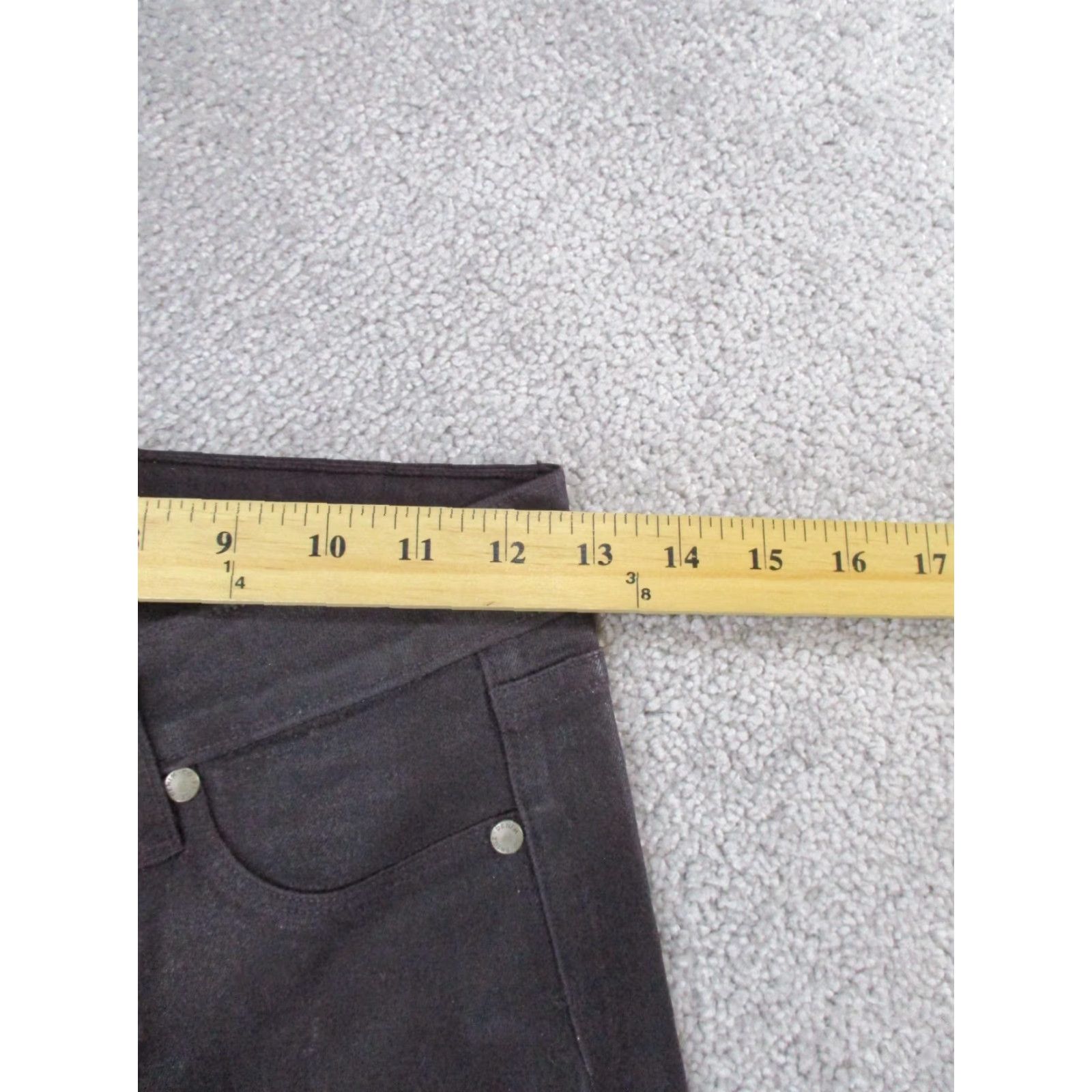 Paige Paige Verdugo Jeans Womens 26 Dark Purple Coated Denim Skinny Paige Jeans Women 26 Purple Skinny Verdugo Dark Purple 90s? Size 26" / US 2 / IT 38 - 7 Thumbnail