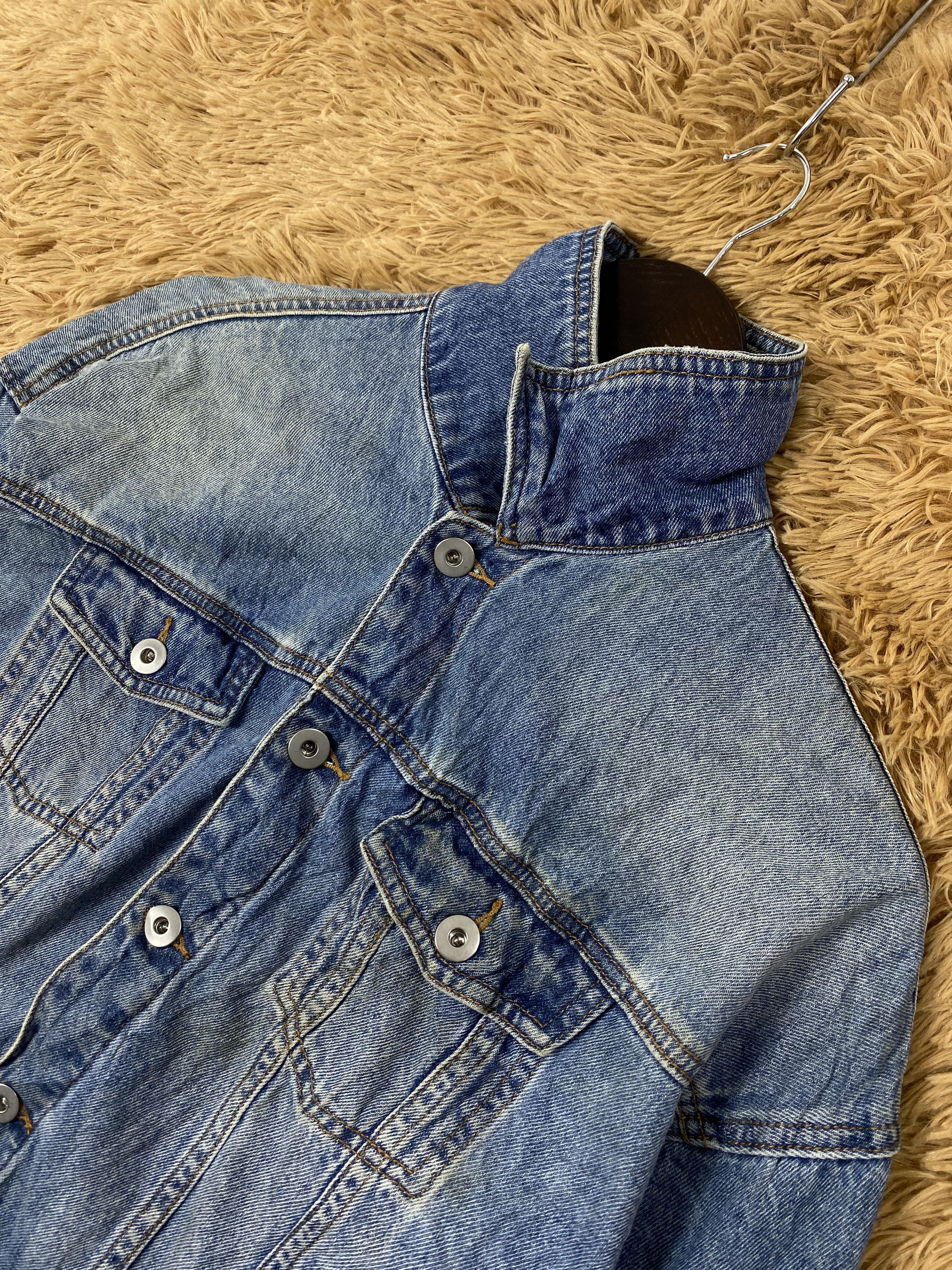 Japanese Brand Vintage Browny Standard Denim Jacket PJ2496 Size S / US 4 / IT 40 - 2 Thumbnail