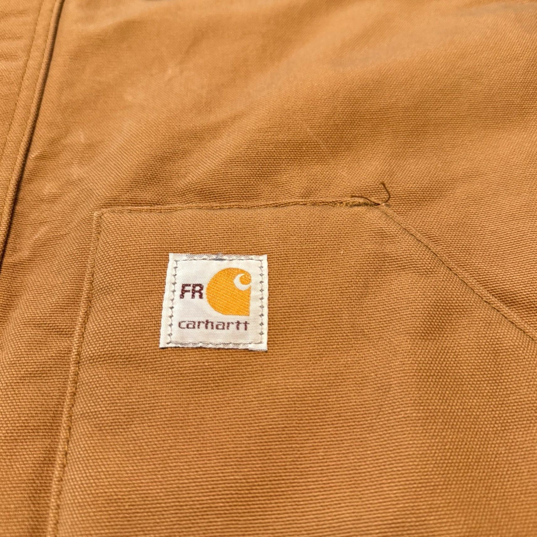 Carhartt Carhartt Vest FR Flame-Resistant Quilted Lined Duck Men 3XL FRV036 BRN USA Flag Size US XXL / EU 58 / 5 - 3 Thumbnail