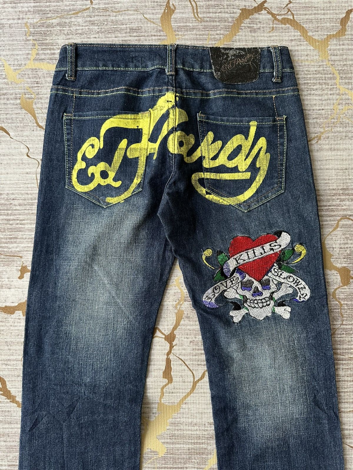 Ed Hardy Ed Hardy By Christian Audigier Low Rise Jeans Size US 29 - 11 Thumbnail
