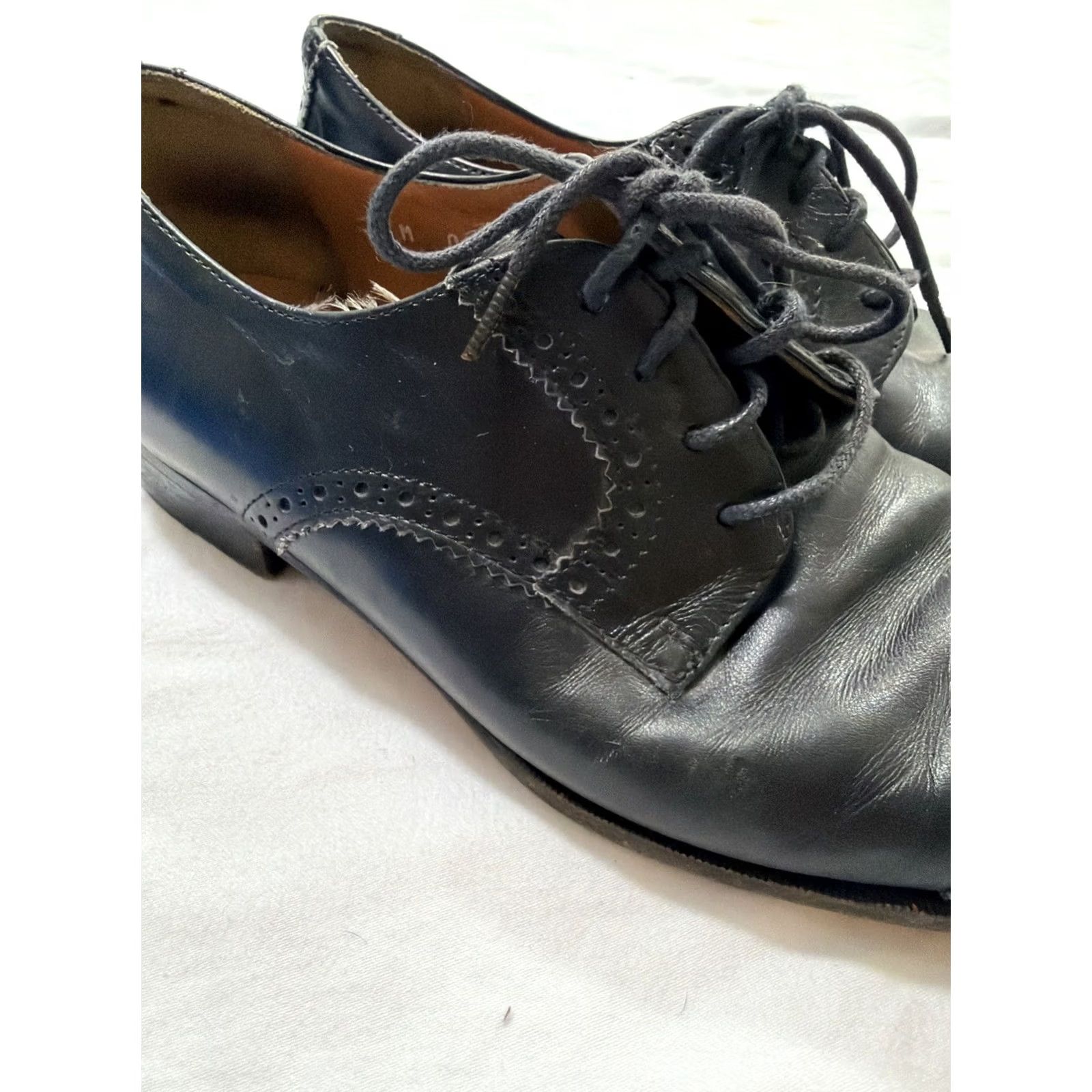 Polo Ralph Lauren Polo Ralph Lauren Cap-Toe Brogue Shoes Oxford Leather Brown Men's Dress Shoes Cap-Toe Brogue Italy Made in Italy Leather Upper Lined Logo D Ocean? Size US M / EU 48-50 / 2 - 4 Thumbnail