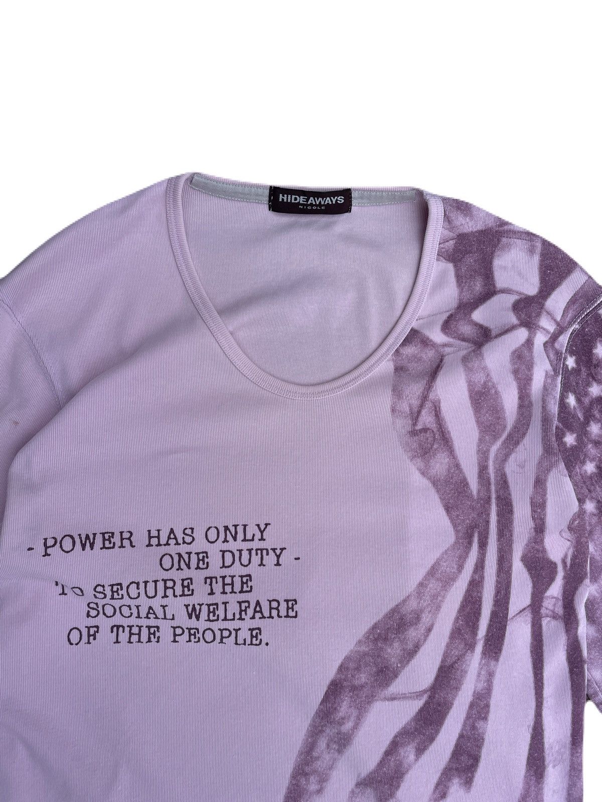 2000s Japanese archive Vkei Poem Smoke Long Sleeve Tee
