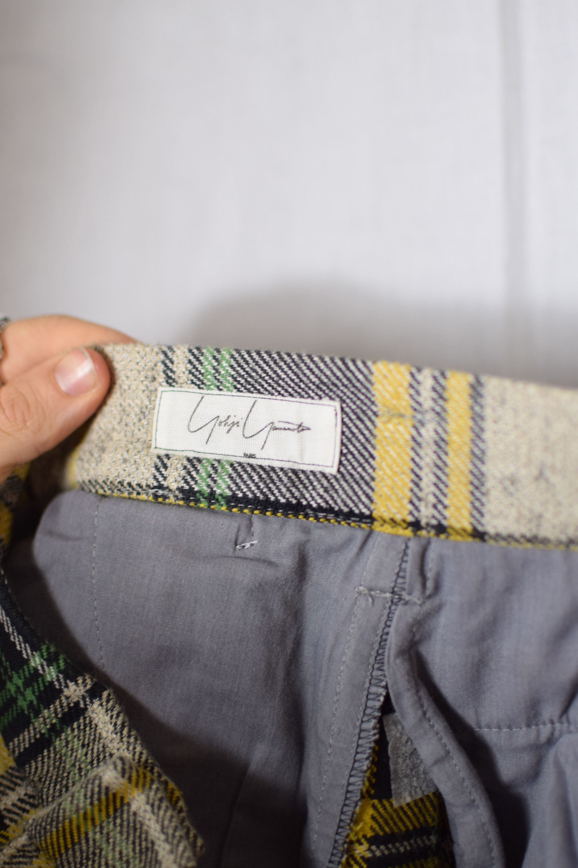 Yohji Yamamoto Yohji Yamamoto 80's Archive Check Pants Size US 32 / EU 48 - 8 Thumbnail
