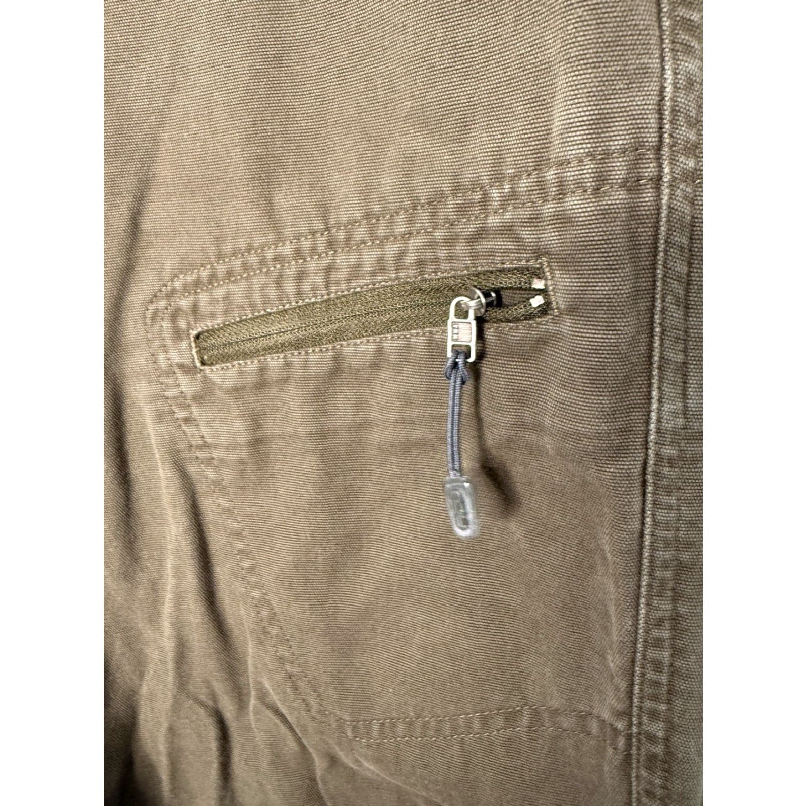 Nike VINTAGE Nike ACG Pants 38x32 Cargo Men Regular Cotton Olive Drab Green Outdoor Hiking Nature Y2K Streetwear Nike Mens Size US 38 / EU 54 - 3 Thumbnail