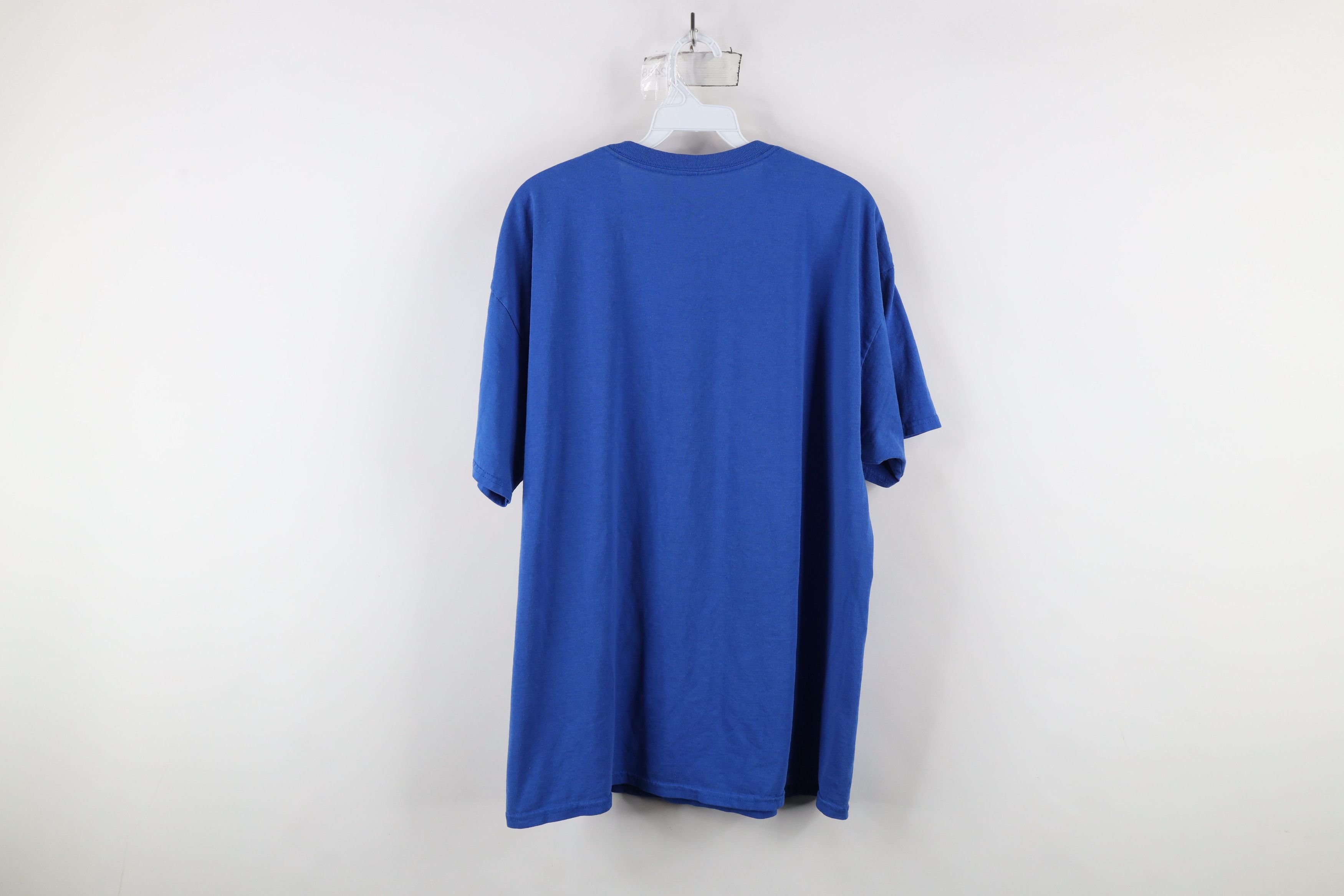 Vintage Vintage 90s Spell Out Jeep Motor Co Toledo T-Shirt Blue Size US L / EU 52-54 / 3 - 9 Thumbnail